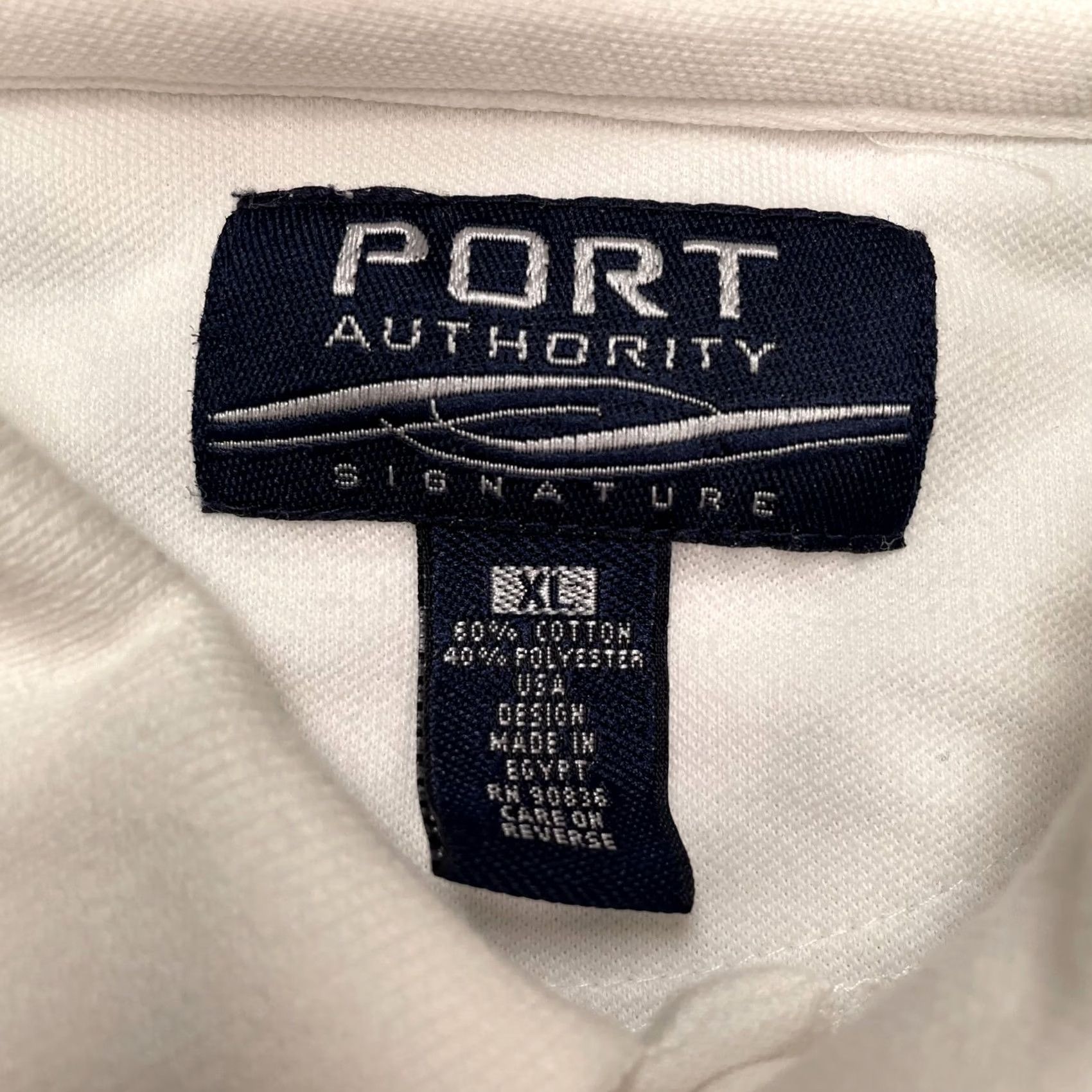 Port Authority Pontiac Motorsports Polo Shirt Mens XL Port Authority White Embroidered Racing Size US XL / EU 56 / 4 - 3 Thumbnail