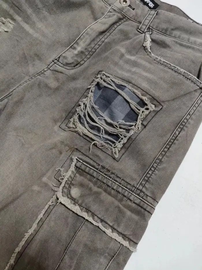 Japanese Brand Candy Stripper Japan Streetwear Distressed Pant Trouser Size US 32 / EU 48 - 7 Thumbnail