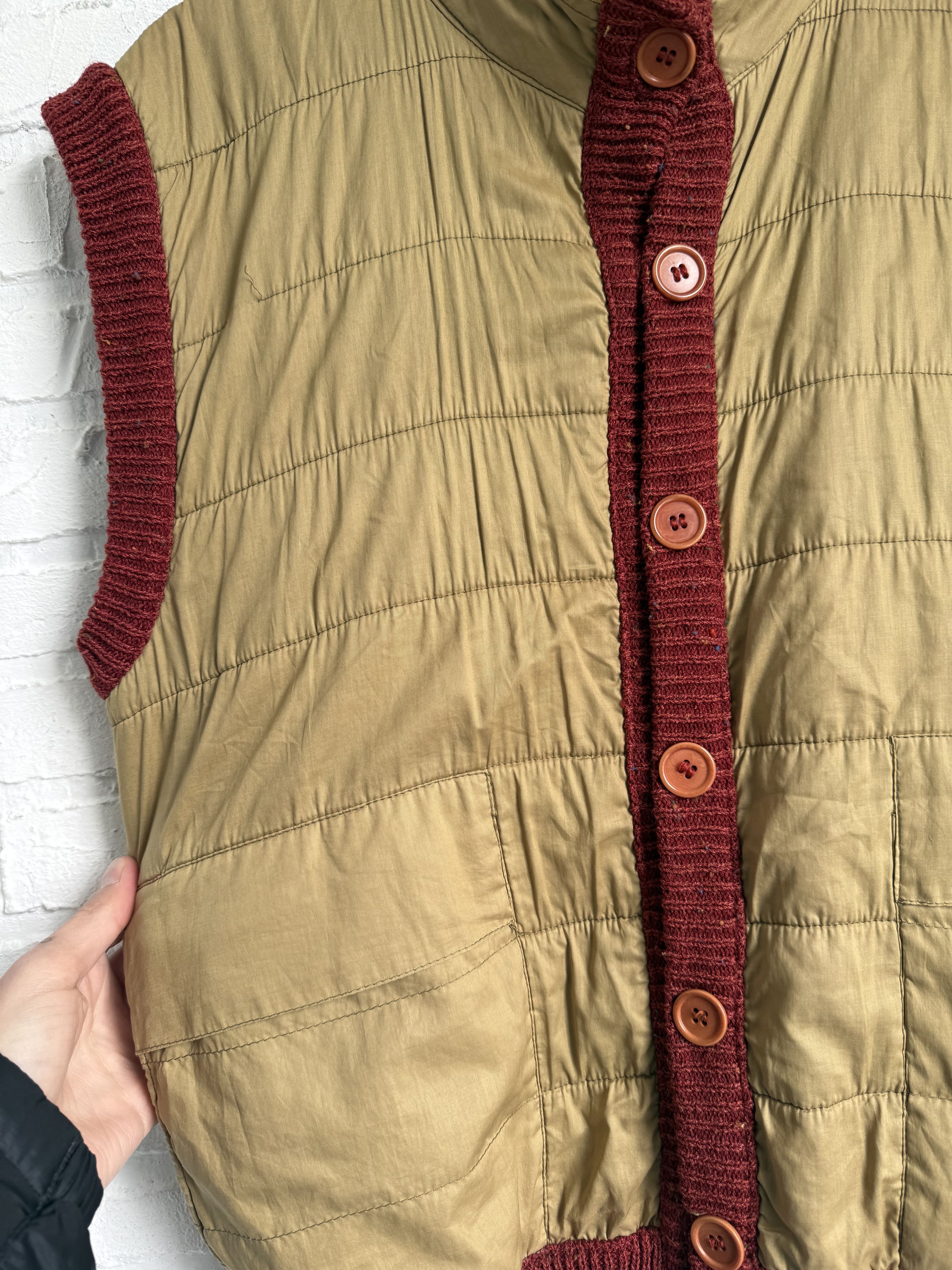 Missoni Vintage Missoni Uomo Reversible Vest Knit & Gilet jacket Size US S / EU 44-46 / 1 - 8 Thumbnail