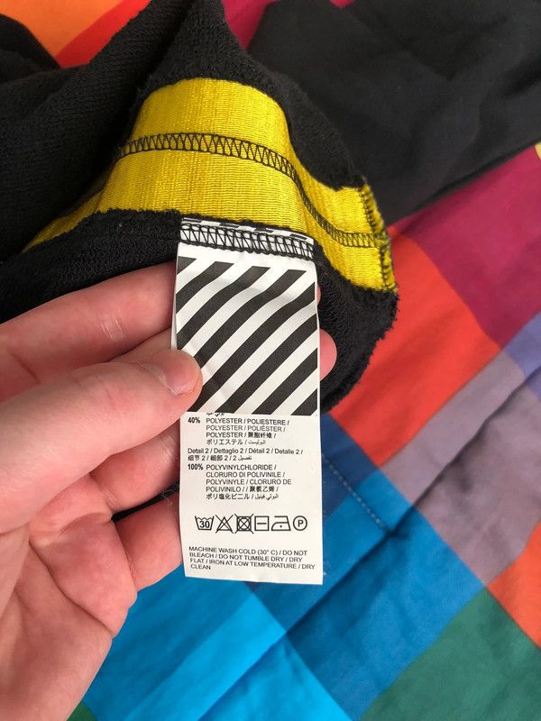 Off-White Off-White Men’s Black Tape Hoodie Size US L / EU 52-54 / 3 - 11 Thumbnail