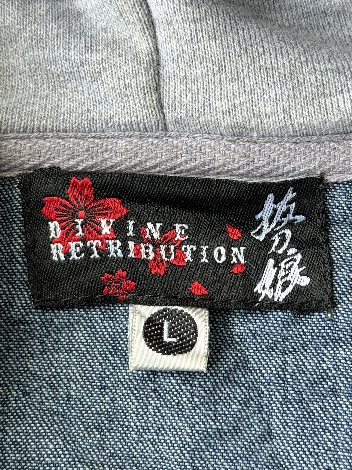Japanese Brand Vintage Devine Retribution Sukajan Hoodie / HystericEvisu Size US L / EU 52-54 / 3 - 10 Thumbnail