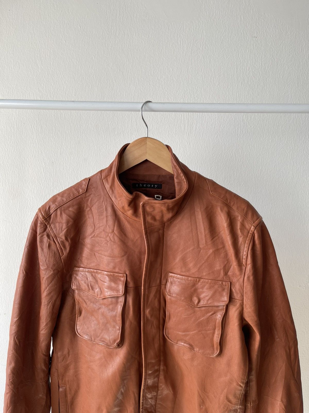 ジャケット・アウター Theory Leather Shirts Sheep Leather s-l400.jpg