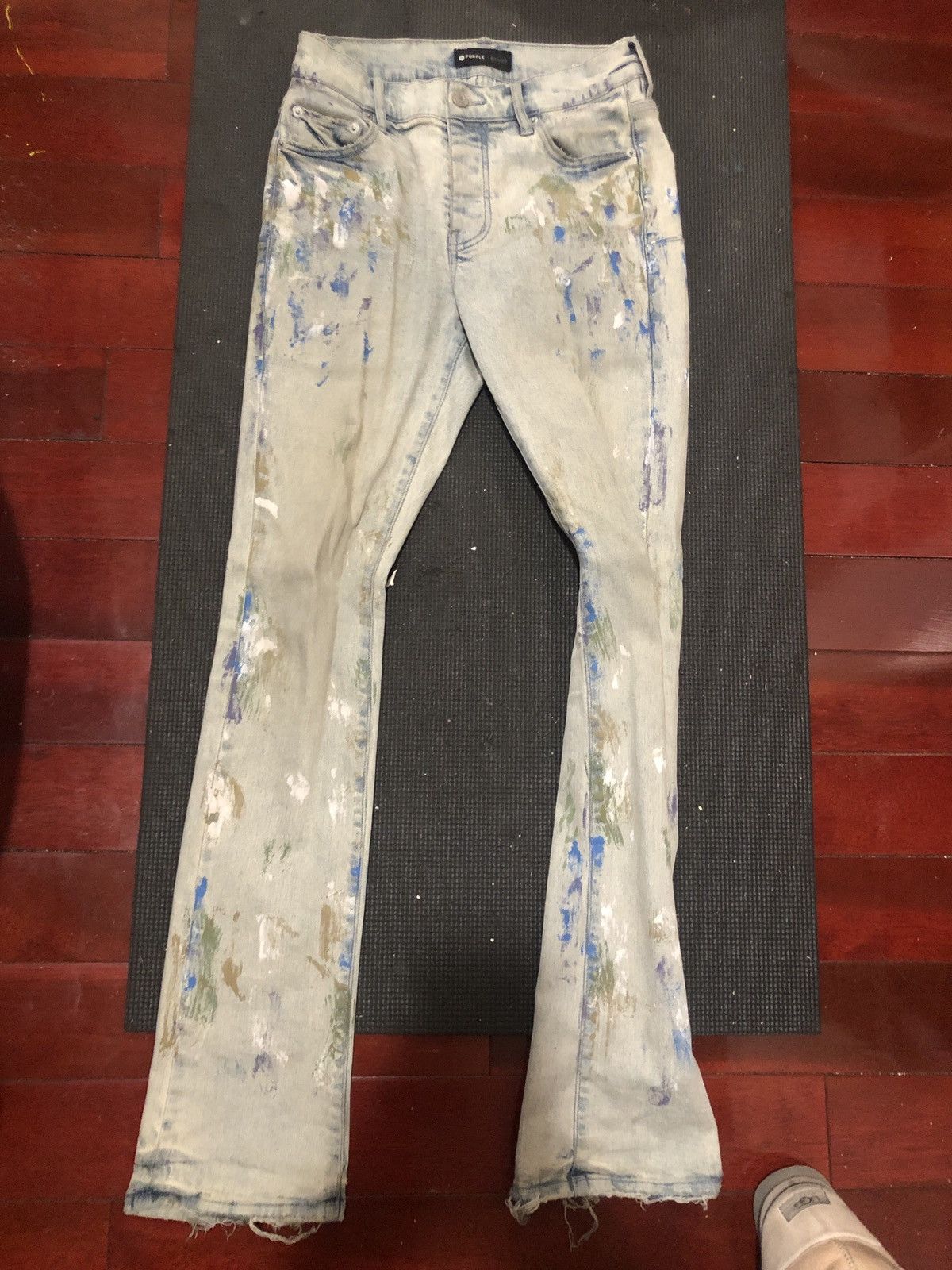 Purple Brand Purple brand jeans light wash paint splatter Size US 29 - 1 Thumbnail