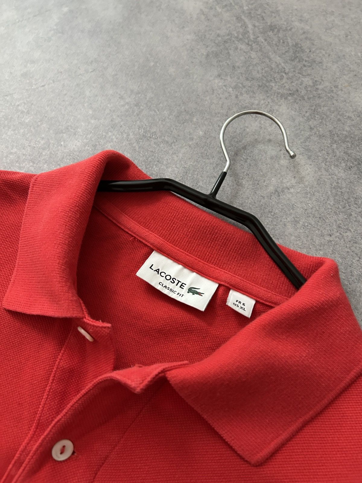 Lacoste Lacoste Polos red luxury polos shirts mens Size US XL / EU 56 / 4 - 3 Thumbnail
