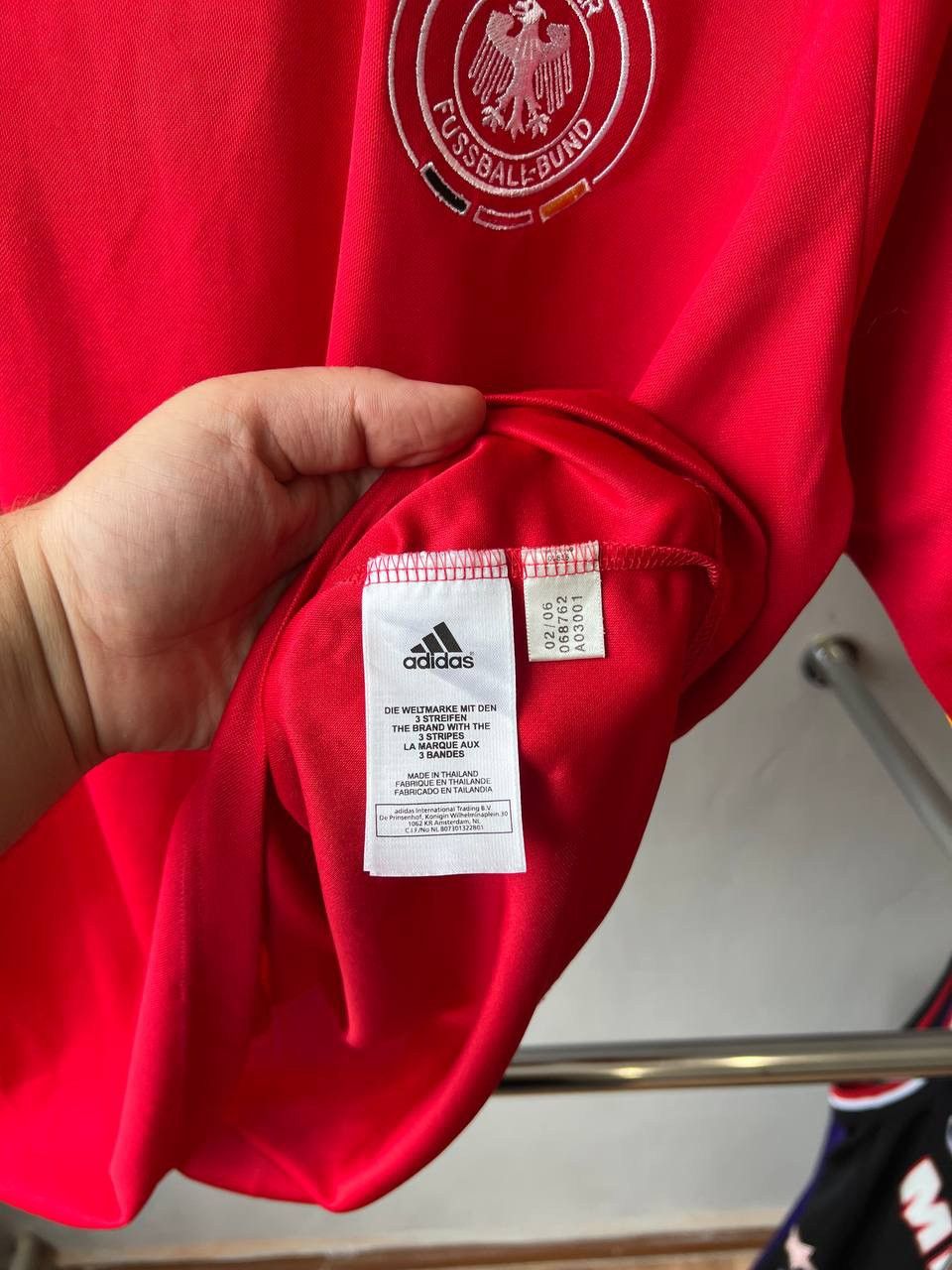 Adidas 2006/8 GERMANY ADIDAS AWAY SOCCER JERSEY FOOTBALL SHIRT RARE Size US XL / EU 56 / 4 - 12 Thumbnail