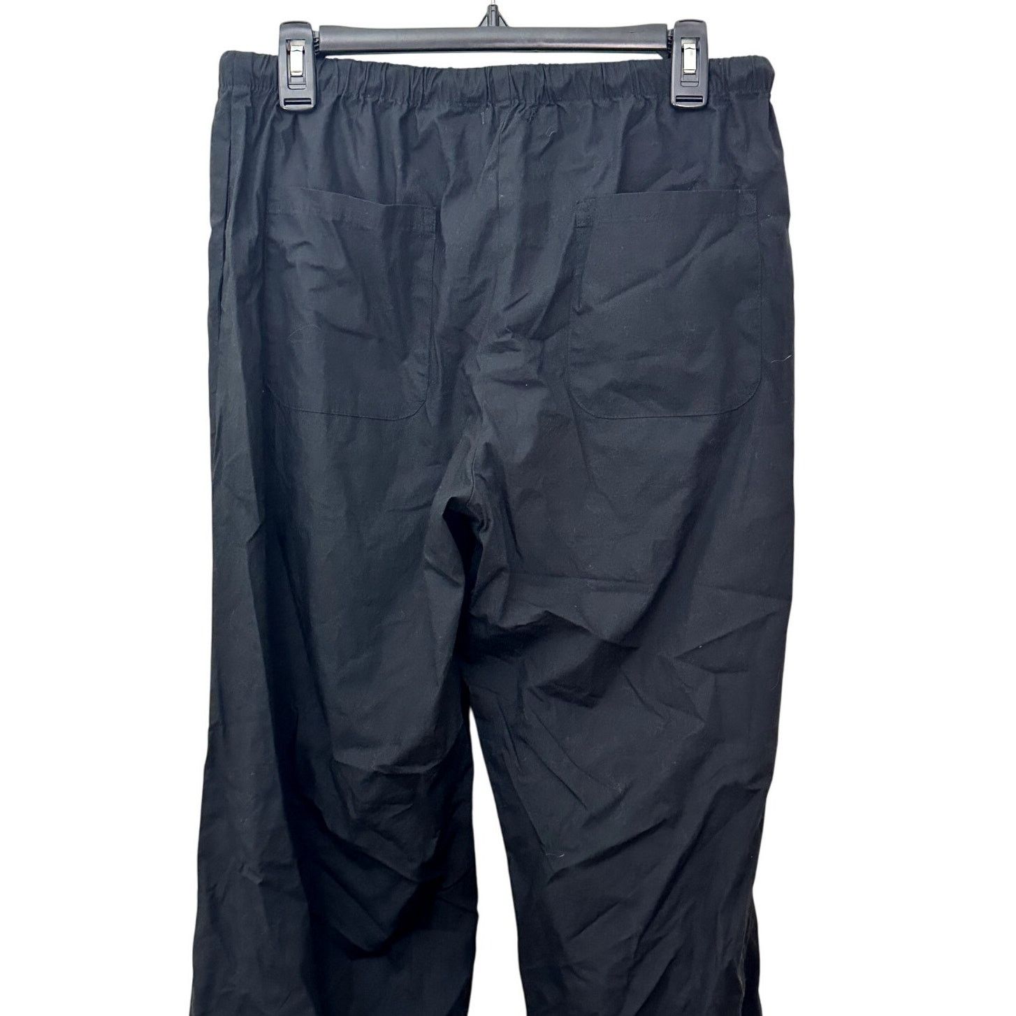 BP. BP Parachute Pants Drawstring Cotton Poplin Black S NWOT Size 30" / US 8 / IT 44 - 6 Thumbnail
