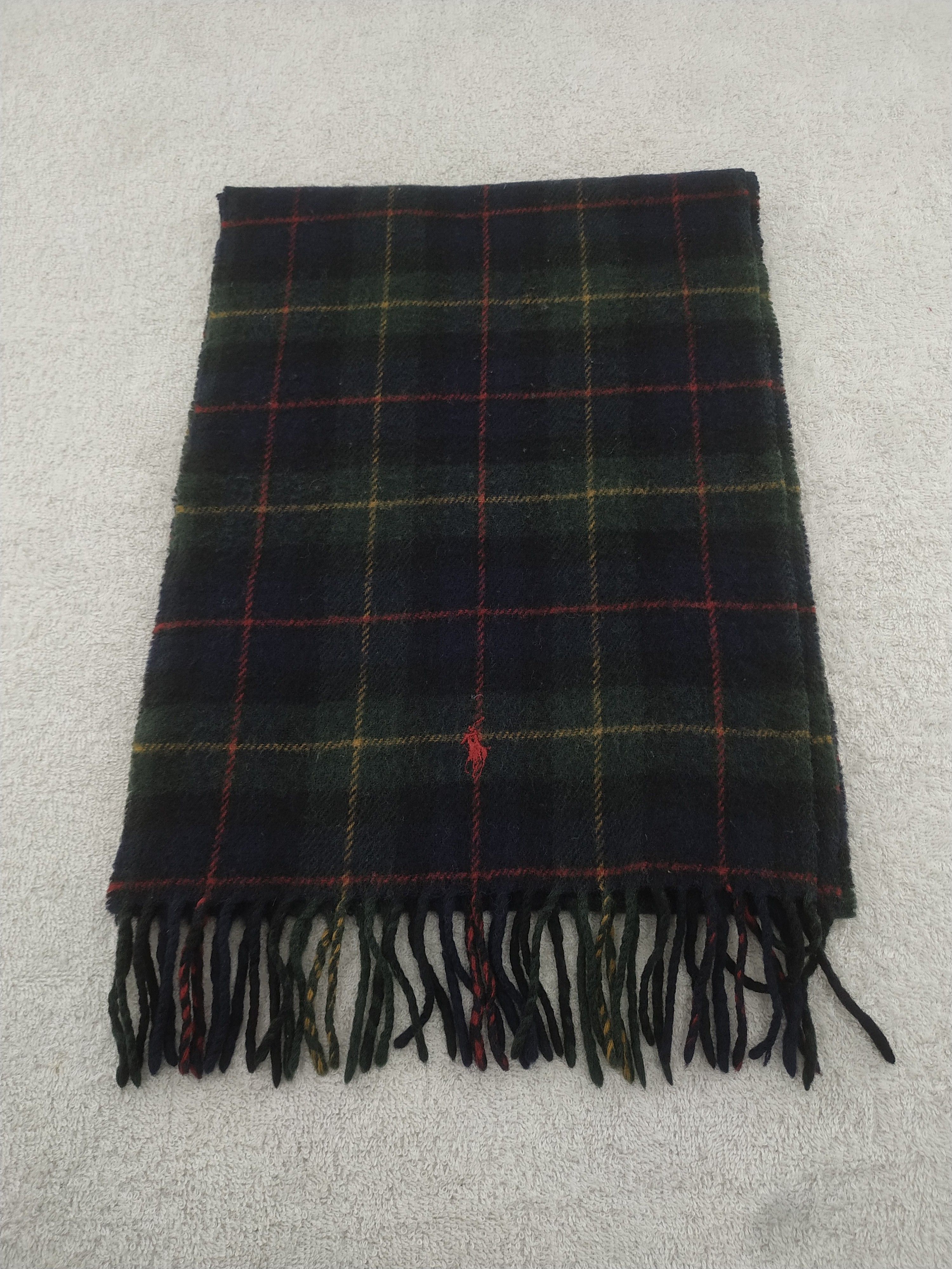 Polo Ralph Lauren Vintage Polo Ralph Lauren Scarf/Muffler/Neckwear MF121 Size ONE SIZE - 1 Thumbnail