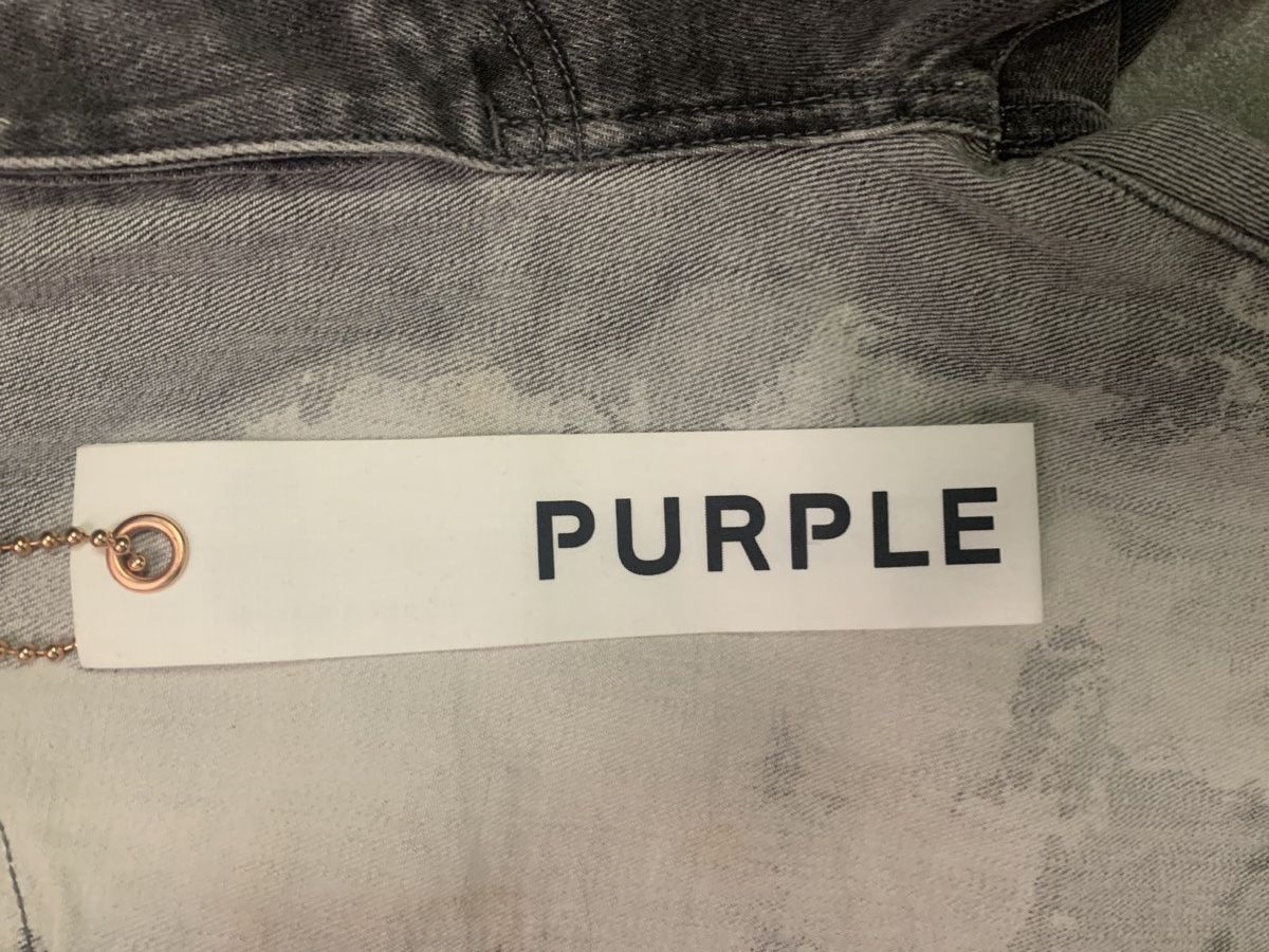 Purple Brand Purple Brand two toned grey black denim jeans Size US 34 / EU 50 - 6 Thumbnail