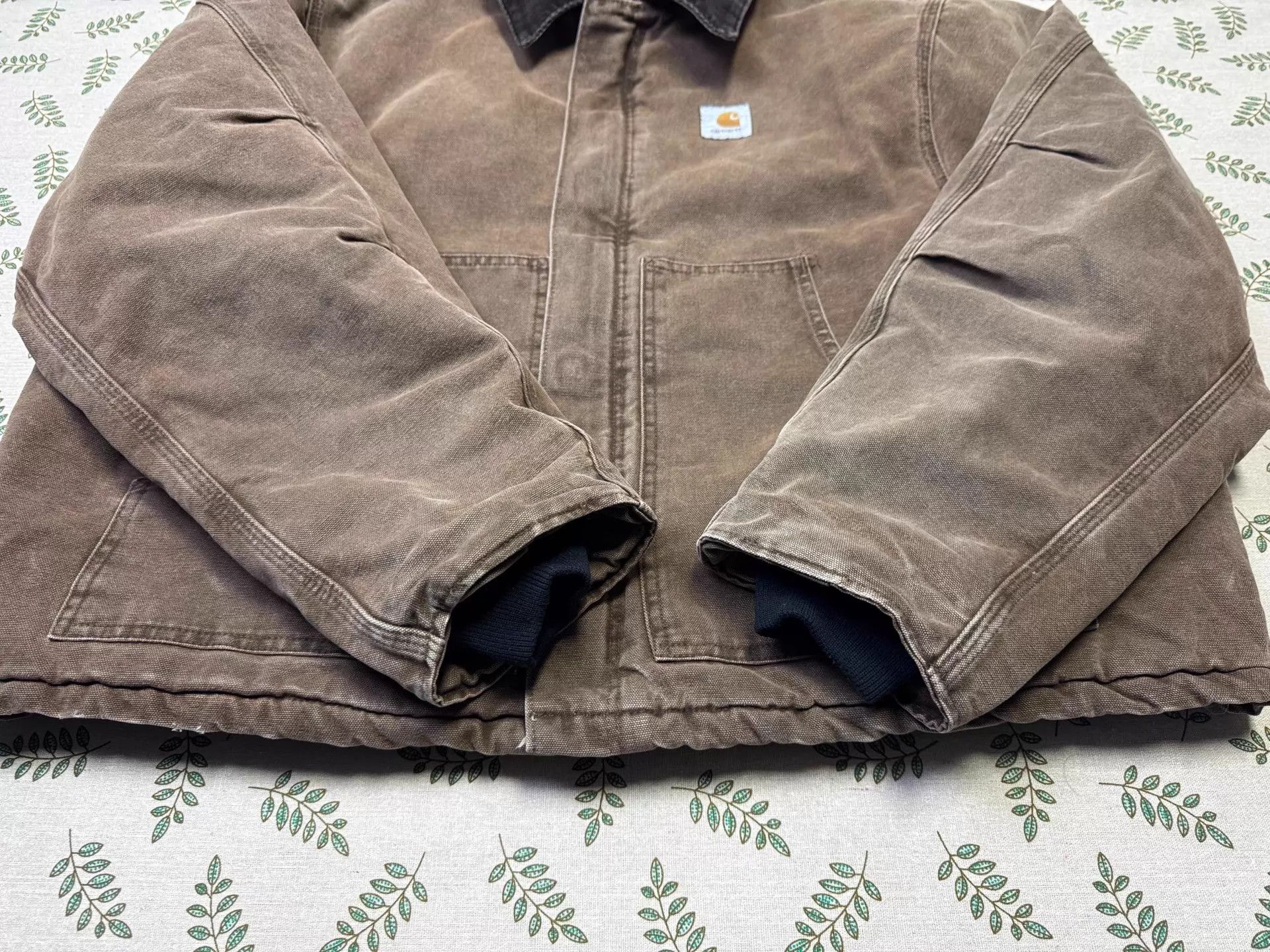 Carhartt Vintage Carhartt J22 Burgundy XXL Jacket Size US XXL / EU 58 / 5 - 3 Thumbnail