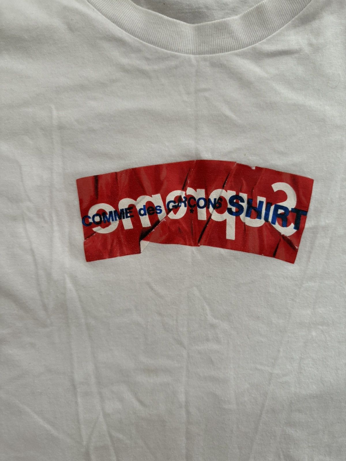 Comme des Garcons SHIRT × Supreme Supreme x CDG Box Logo t-shirt Size US L / EU 52-54 / 3 - 2 Thumbnail