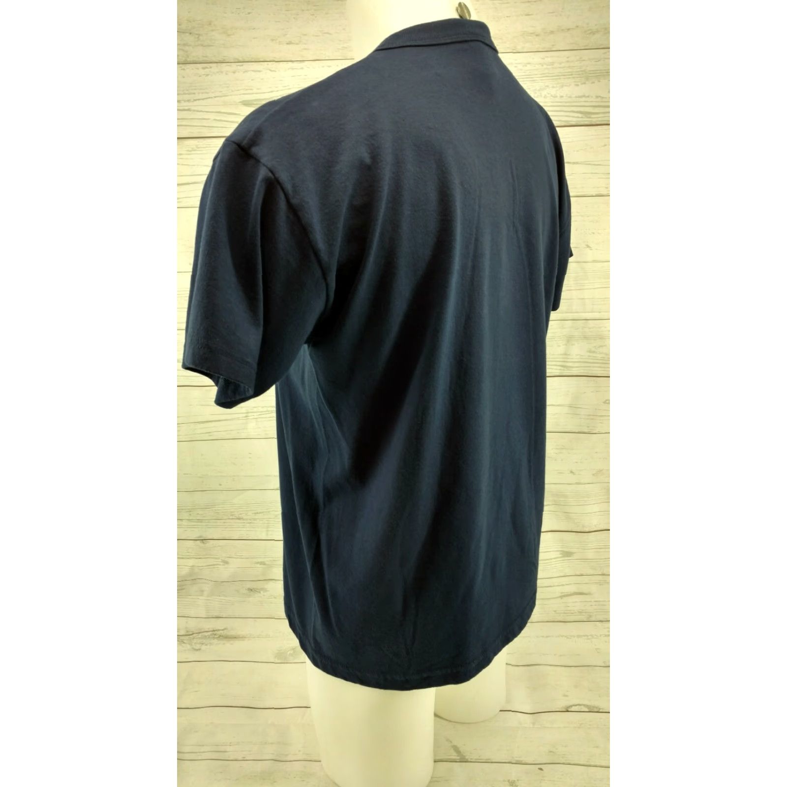 Vintage Russell Men's M Cotton Aquasox Athletic T-Shirt Navy Blue Shirt Athletic Mens Size US M / EU 48-50 / 2 - 7 Thumbnail