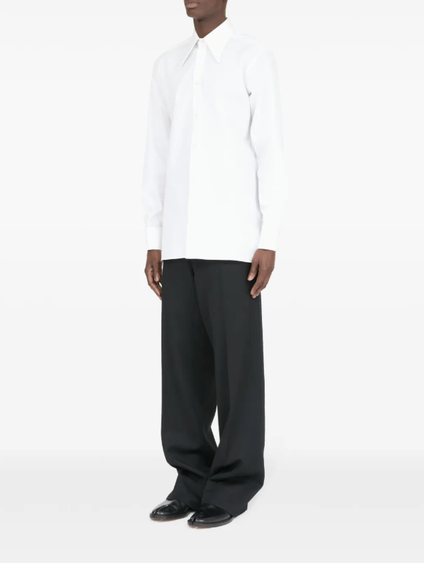 Maison Margiela BNWT AW24 MAISON MARGIELA POINTED COLLAR SHIRT 41 Size US M / EU 48-50 / 2 - 18 Thumbnail