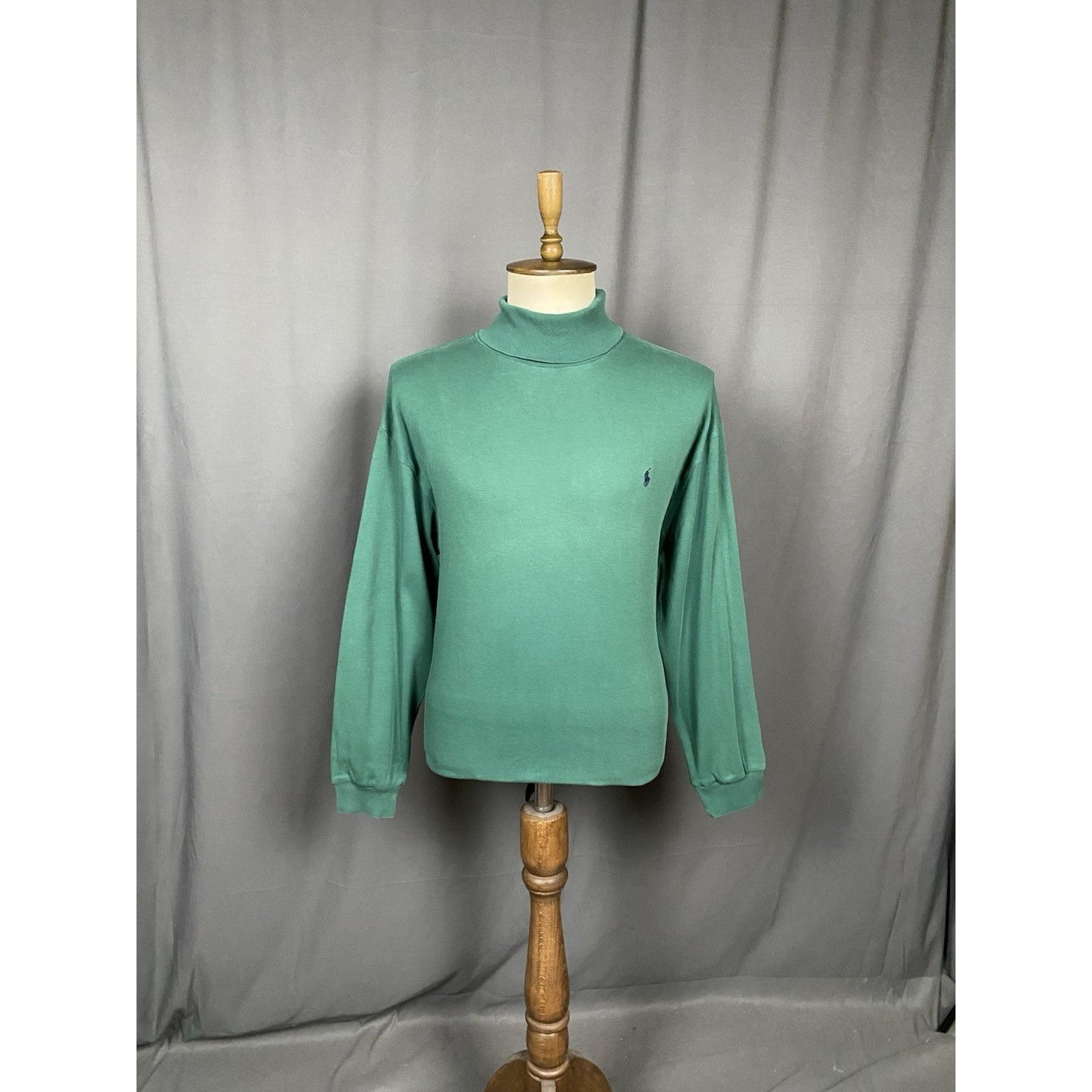 Polo Ralph Lauren Polo by Ralph Lauren US Made Vintage Men's Green Turtleneck Size US XXL / EU 58 / 5 - 3 Thumbnail