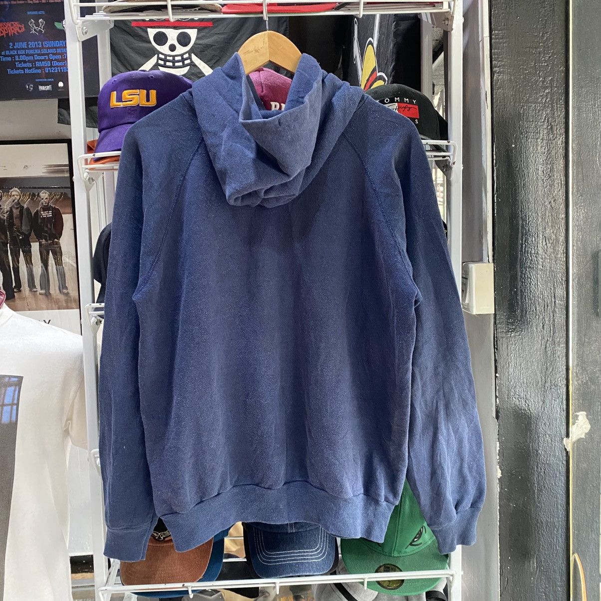 Thrasher × Vintage Thrasher Navy Blue Hoodie Vintage 80s Distressed Size US L / EU 52-54 / 3 - 2 Thumbnail