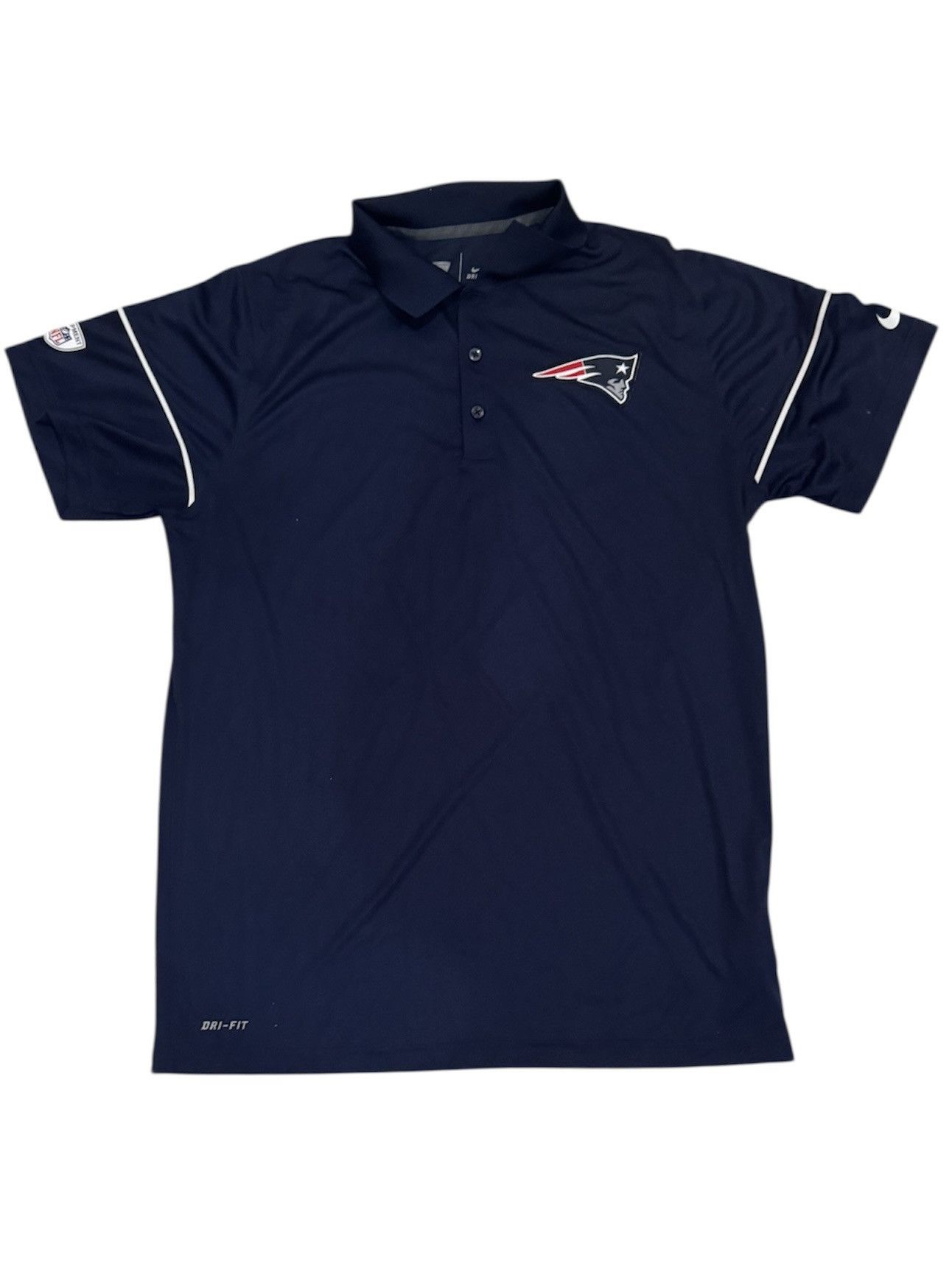 Nike Nike Dri-Fit New England Patriots NFL Polo Large Size US L / EU 52-54 / 3 - 2 Thumbnail