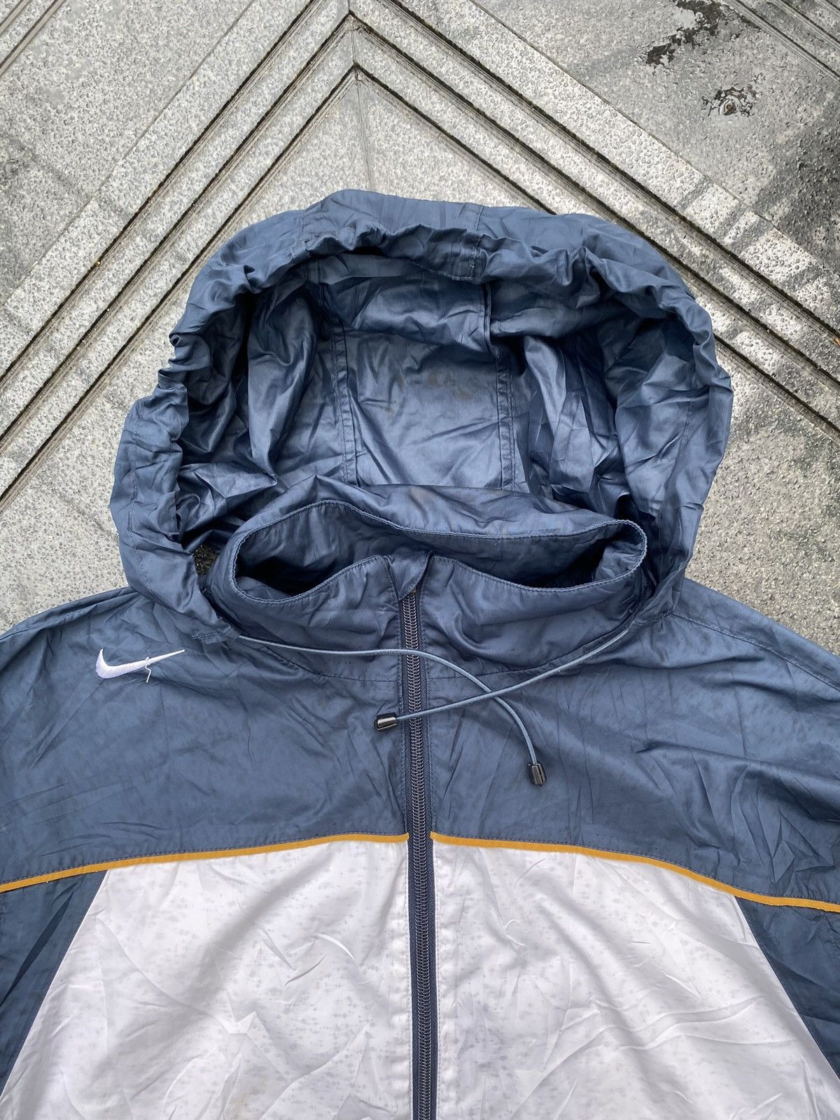 Nike × Vintage 90’s NIKE COURT RARE SWOOSH RETRO MULTI LOGO NYLON JACKET Size US XL / EU 56 / 4 - 7 Thumbnail