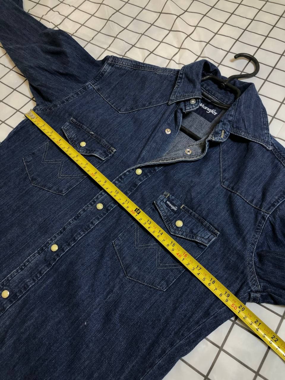 Wrangler Vintage Wrangler Western Pearl Snap Shirt Pockets Ranch Size US S / EU 44-46 / 1 - 9 Thumbnail