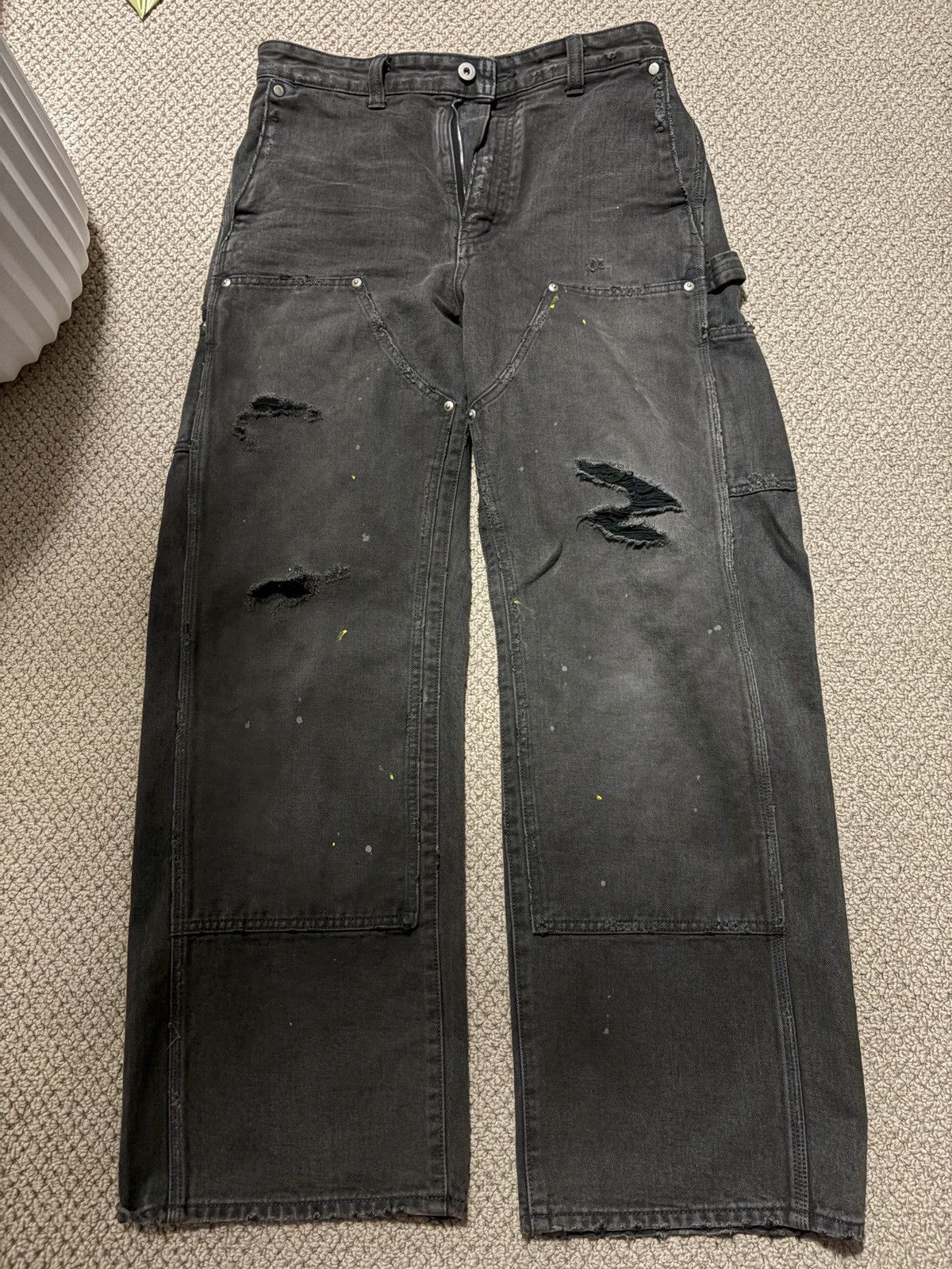 Vuja De Gunther Destroyed Double-Knee Pants | Grailed