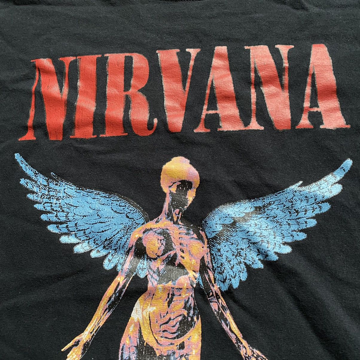 Band Tees NIRVANA IN UTTERO STATUE PRINT BOXY OVERSIZE T SHIRT Size US XL / EU 56 / 4 - 3 Thumbnail