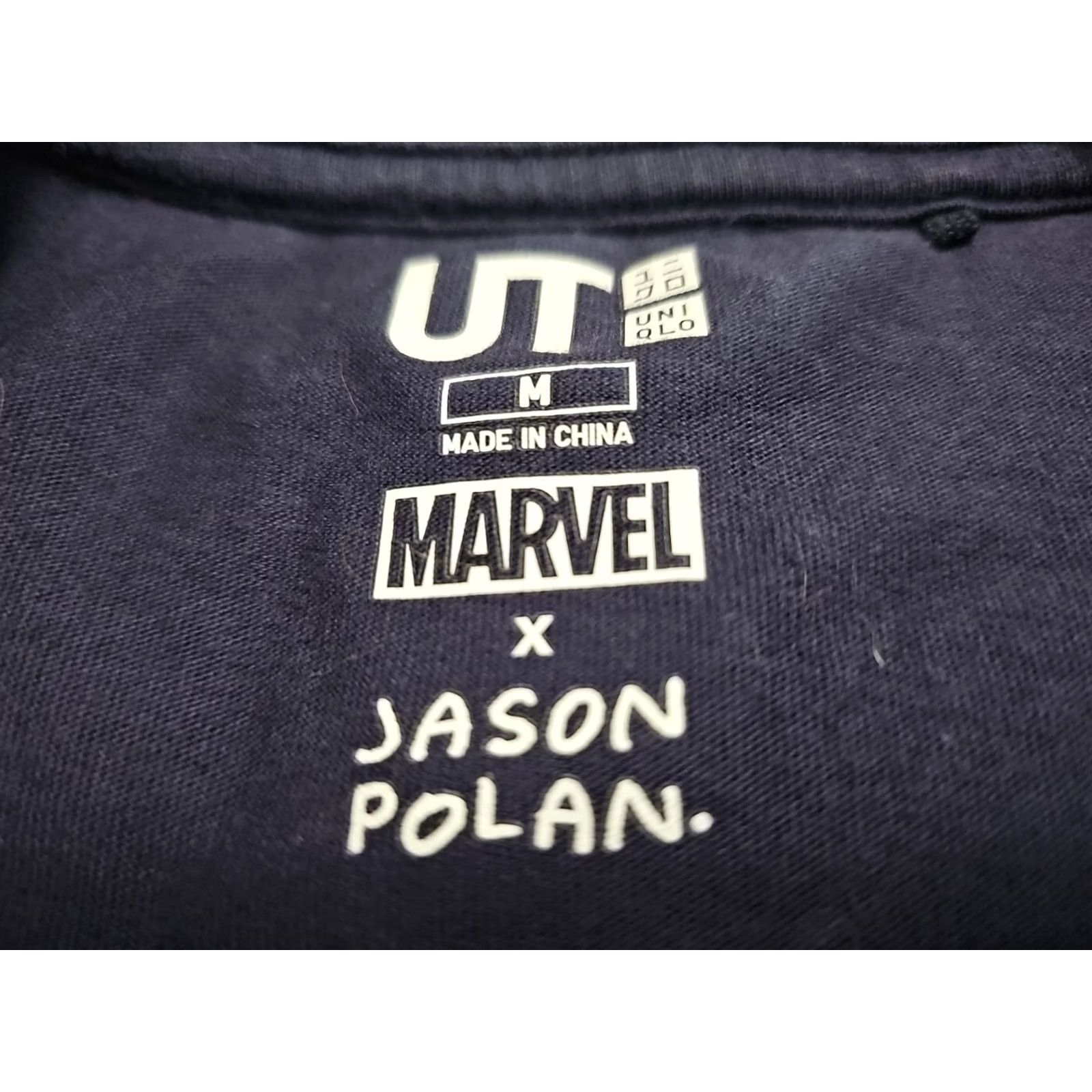 Uniqlo UNIQLO MARVEL T-Shirt Navy Crew Neck Short Sleeve Unisex Adults Medium XS? No; Size M color navy graphic print logo Comics Movie Superheroes 90s? Size US M / EU 48-50 / 2 - 4 Thumbnail