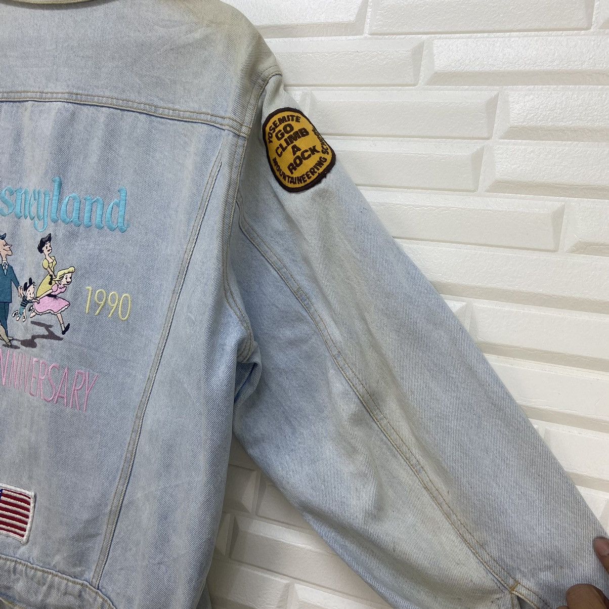 Mickey Mouse × Vintage Vtg Made in USA 35th Anniversary USA Flag Denim Trucker Size US M / EU 48-50 / 2 - 16 Thumbnail