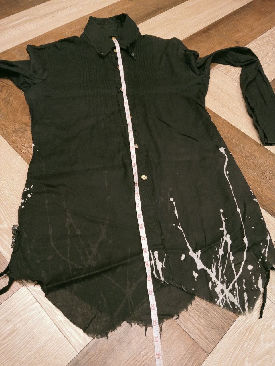 KMRii KMRii DISCHARGED LAYERED SHIRT Size US M / EU 48-50 / 2 - 17 Thumbnail