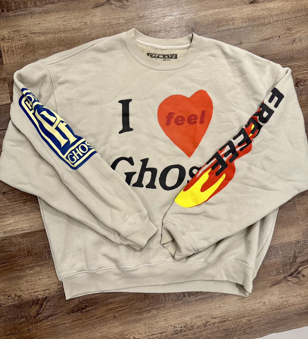 CACTUS PLANT FLEA MARKET KIDS SEE GHOSTS CREWNECK EXTRA