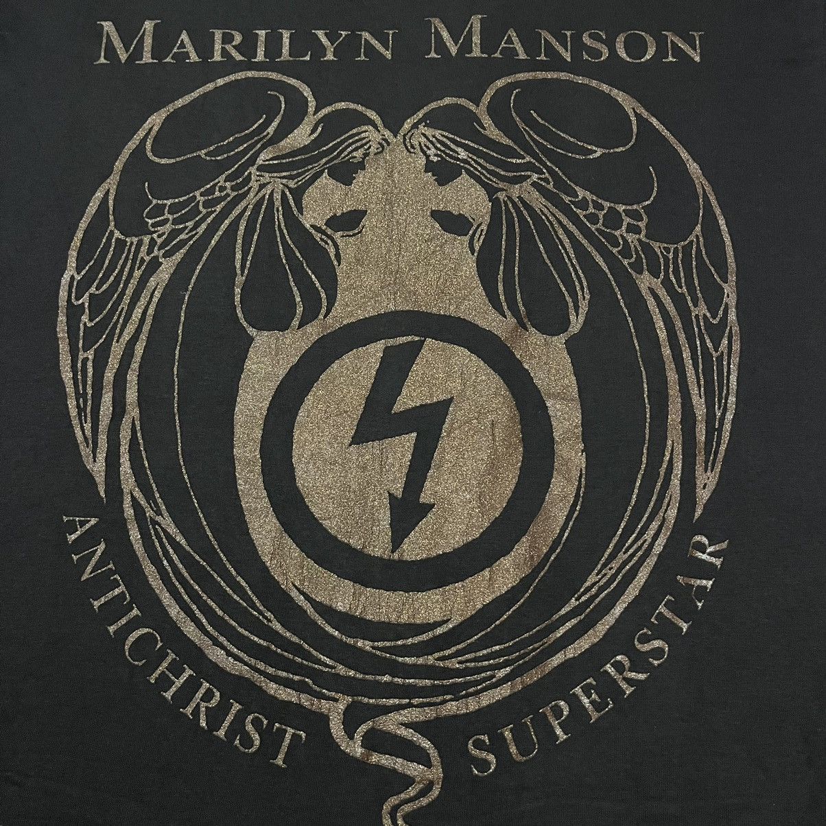 Band Tees × Marilyn Manson × Vintage Vintage 1996 Marilyn Manson Antichrist Superstar T Shirt Size US L / EU 52-54 / 3 - 5 Thumbnail