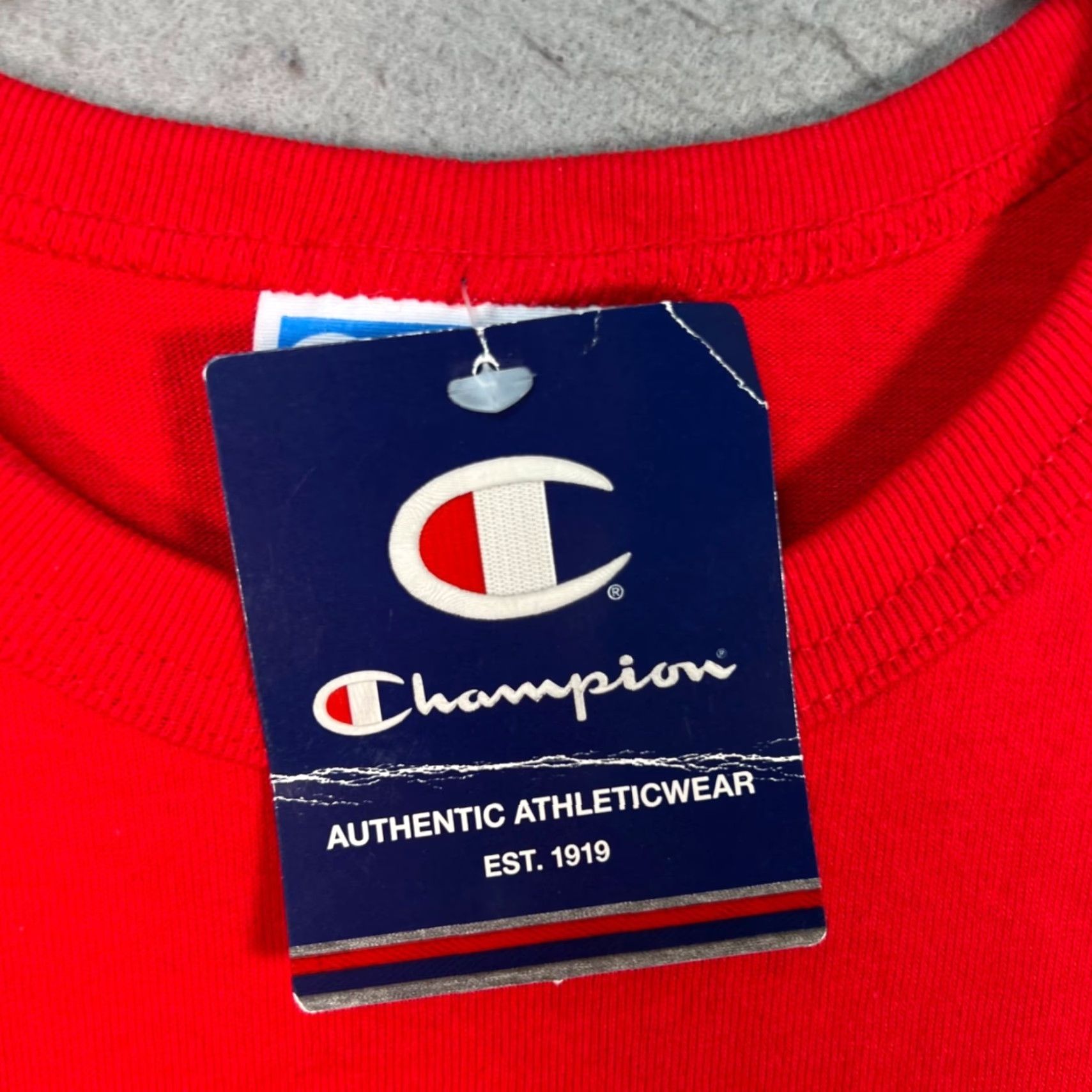 Champion Champion Red Crewneck T-Shirt Mens Size XS 100% Cotton NEW! Size US XS / EU 42 / 0 - 4 Thumbnail