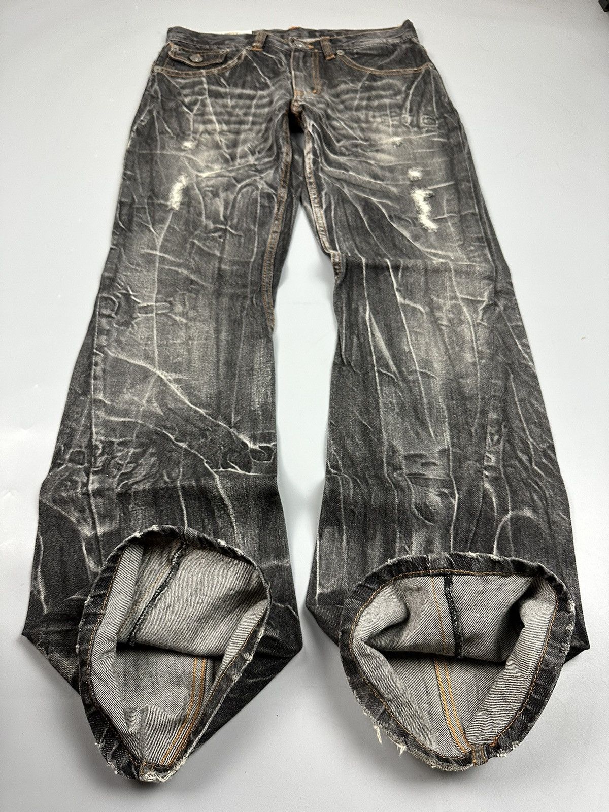 Artful Dodger 🔥Rare🔥Vintage Antful Jeans Whiskered Flared Denim Size US 32 / EU 48 - 7 Thumbnail