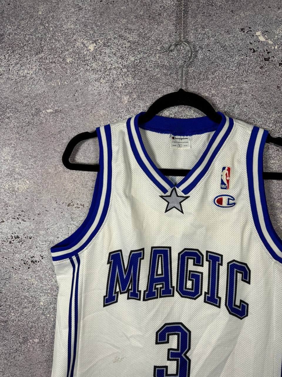 Champion × NBA × Vintage FRANCIS 90's NBA MAGIC #3 Champion Jersey Blokcore Small Size US S / EU 44-46 / 1 - 5 Thumbnail