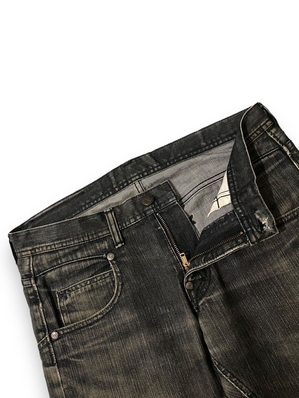 Japanese Brand Vintage Lee Riders Classic Retro Ripped Jeans Denim Size US 36 / EU 52 - 13 Thumbnail