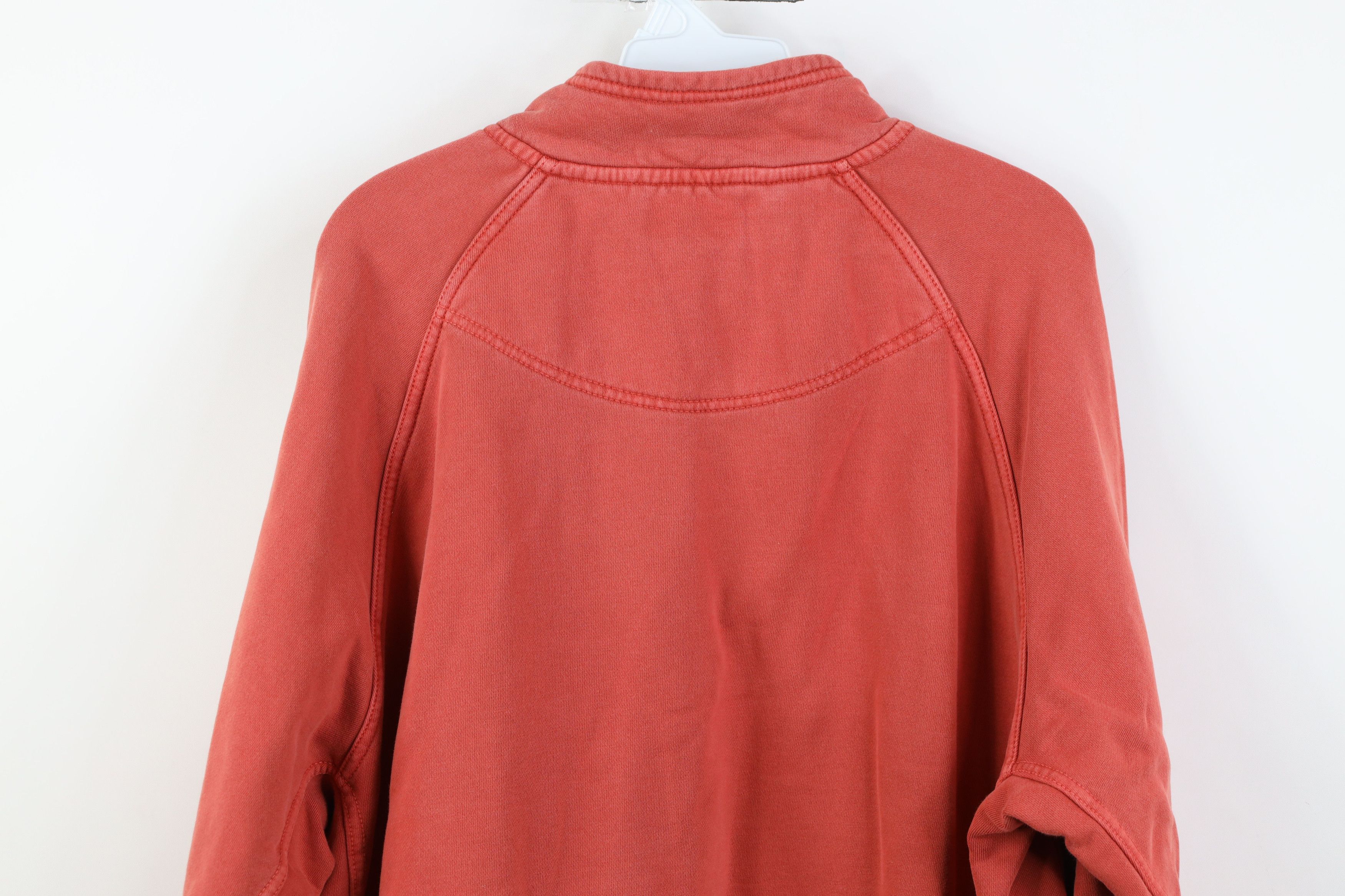 Vintage Vintage 90s Streetwear Pigment Dye 1/4 Half Zip Sweatshirt Size US XL / EU 56 / 4 - 13 Thumbnail