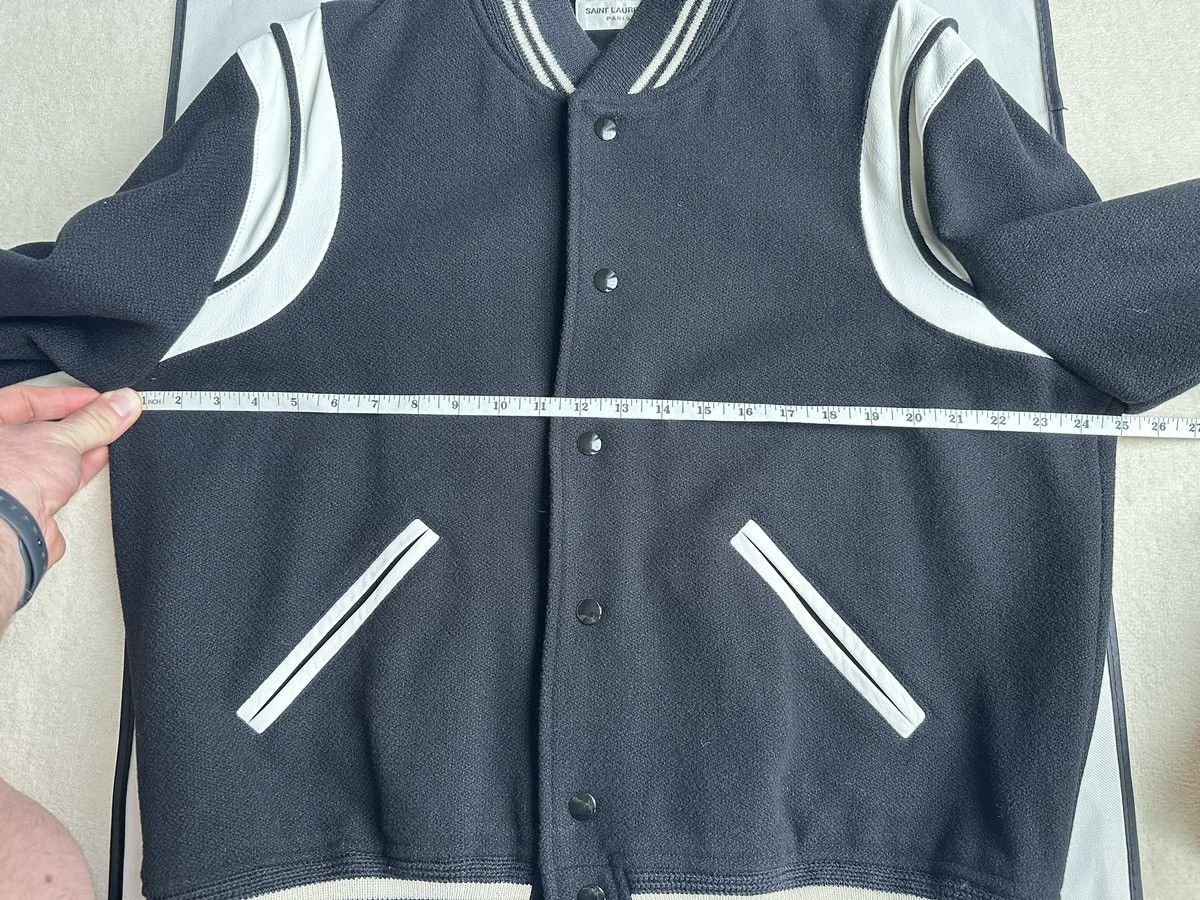 Saint Laurent Paris SS15 Saint Laurent classic black white teddy jacket 52 BNWT Size US L / EU 52-54 / 3 - 6 Thumbnail