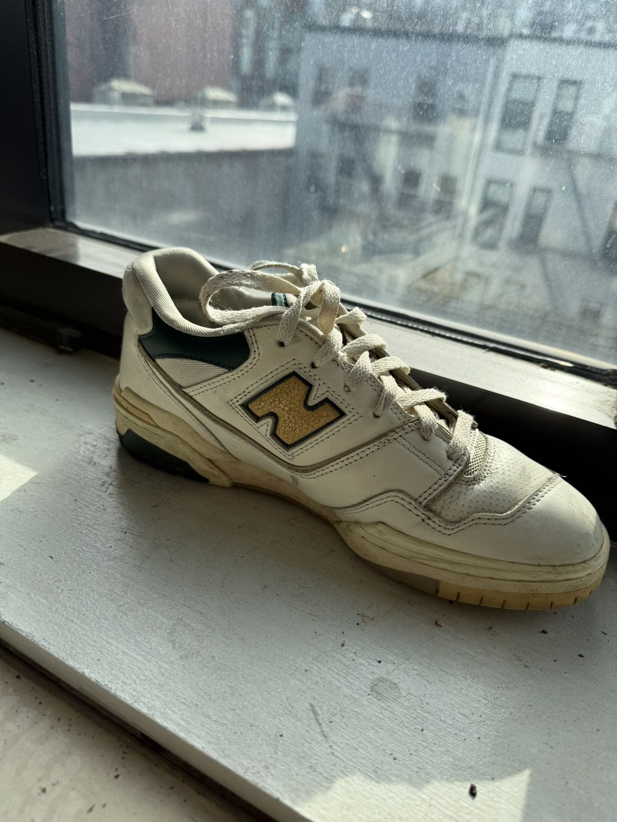 Aime Leon Dore × New Balance ALD / NB P550 Basketball Oxfords (Evergreen) Size US 9 / EU 42 - 3 Thumbnail