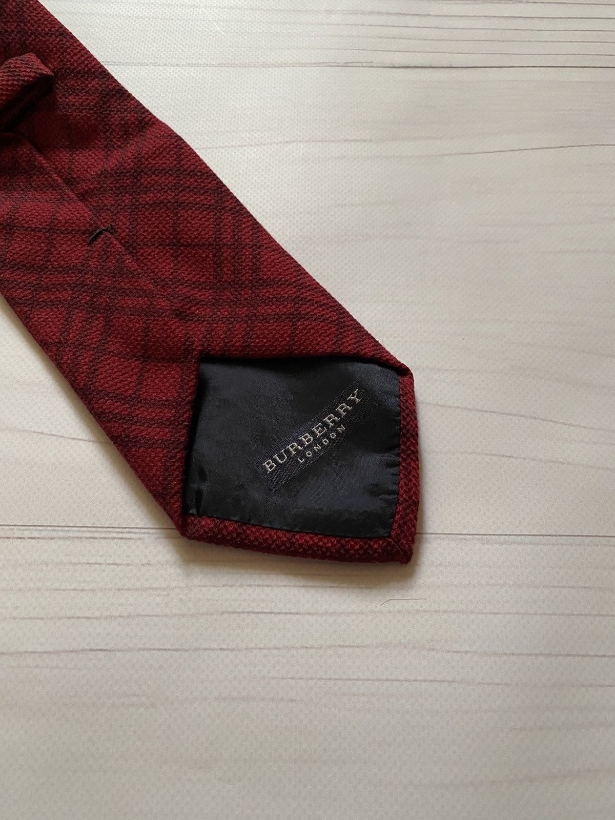Burberry Vintage Burberry checked cachemire and silk tie Size ONE SIZE - 5 Thumbnail