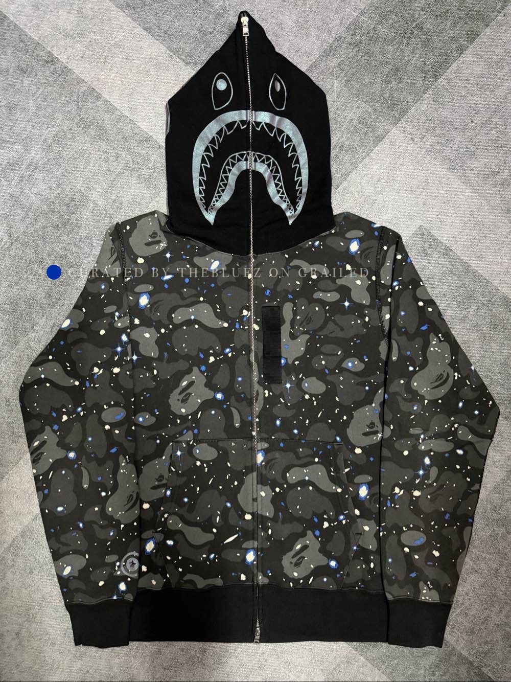 Bape Multi Camo Shark Mouth Zip-Up Hoodie Size US L / EU 52-54 / 3 - 1 Thumbnail