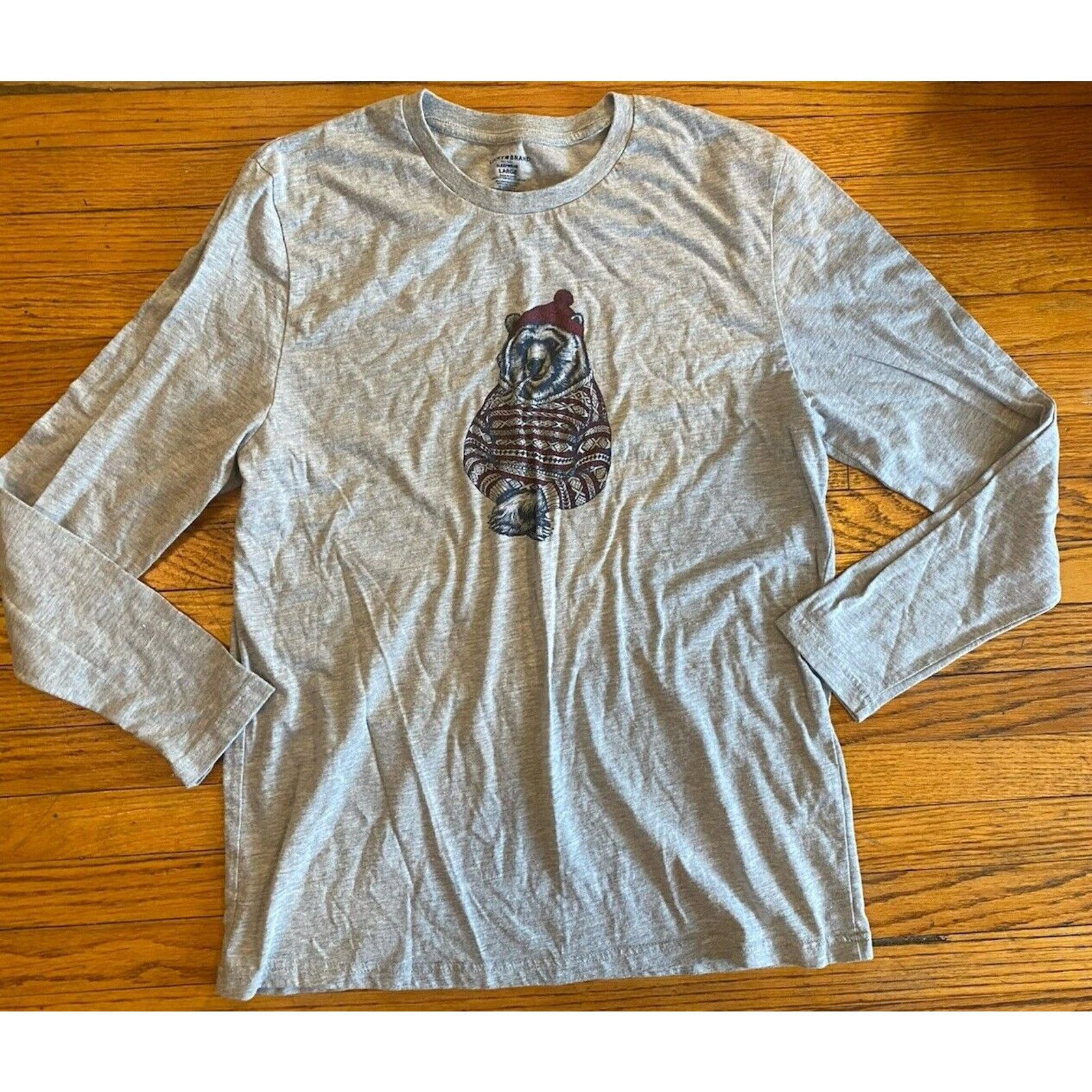 Lucky Brand Lucky Brand Sleep Soft Shirt Mens Large Lounge Gray Size US L / EU 52-54 / 3 - 1 Thumbnail