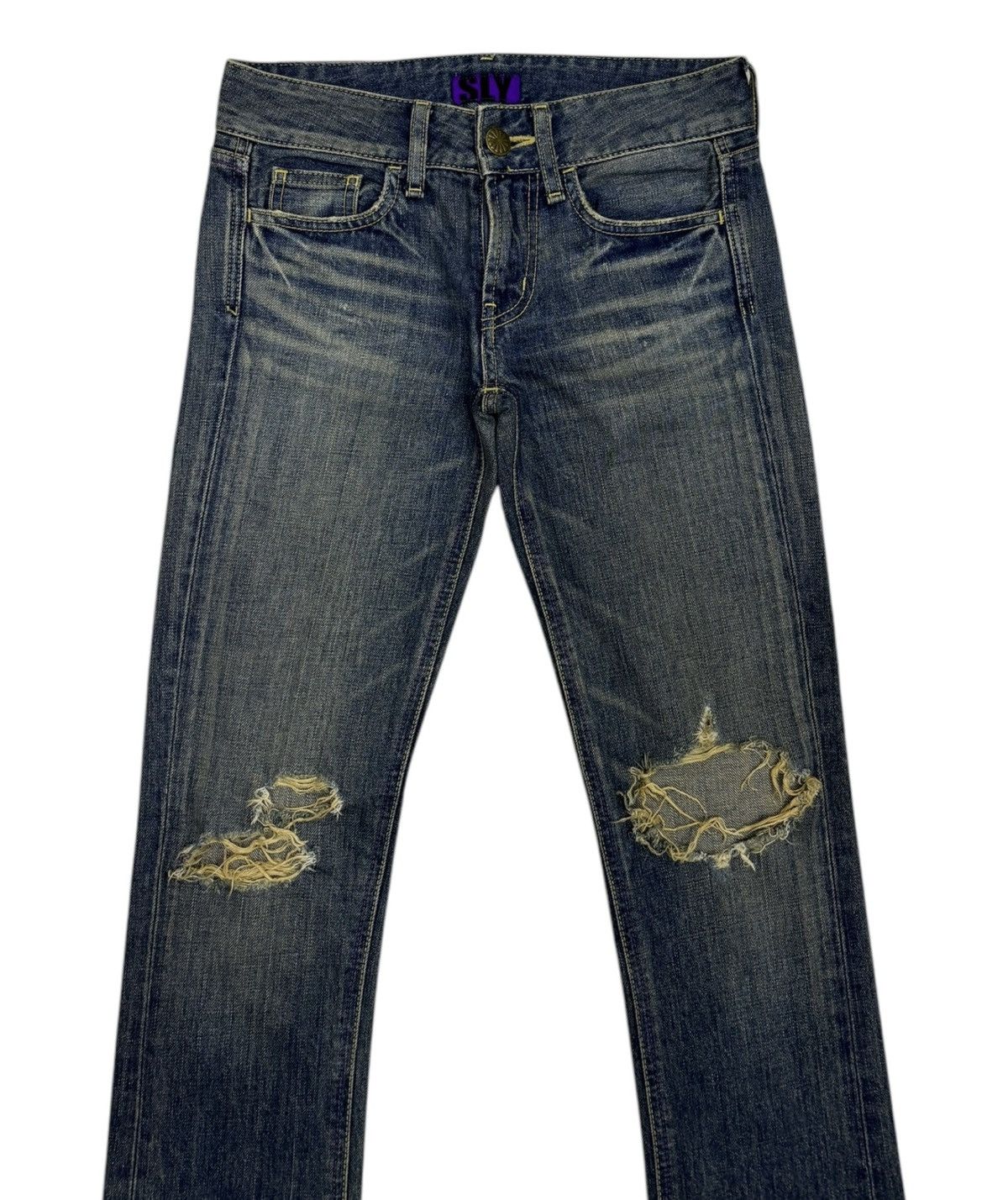 If Six Was Nine × Japanese Brand × Le Grande Bleu (L.G.B.) 🔥FLARE JEANS MADE IN JAPAN SLY BLUE BOOTCUT DENIM Size 27" / US 4 / IT 40 - 5 Thumbnail