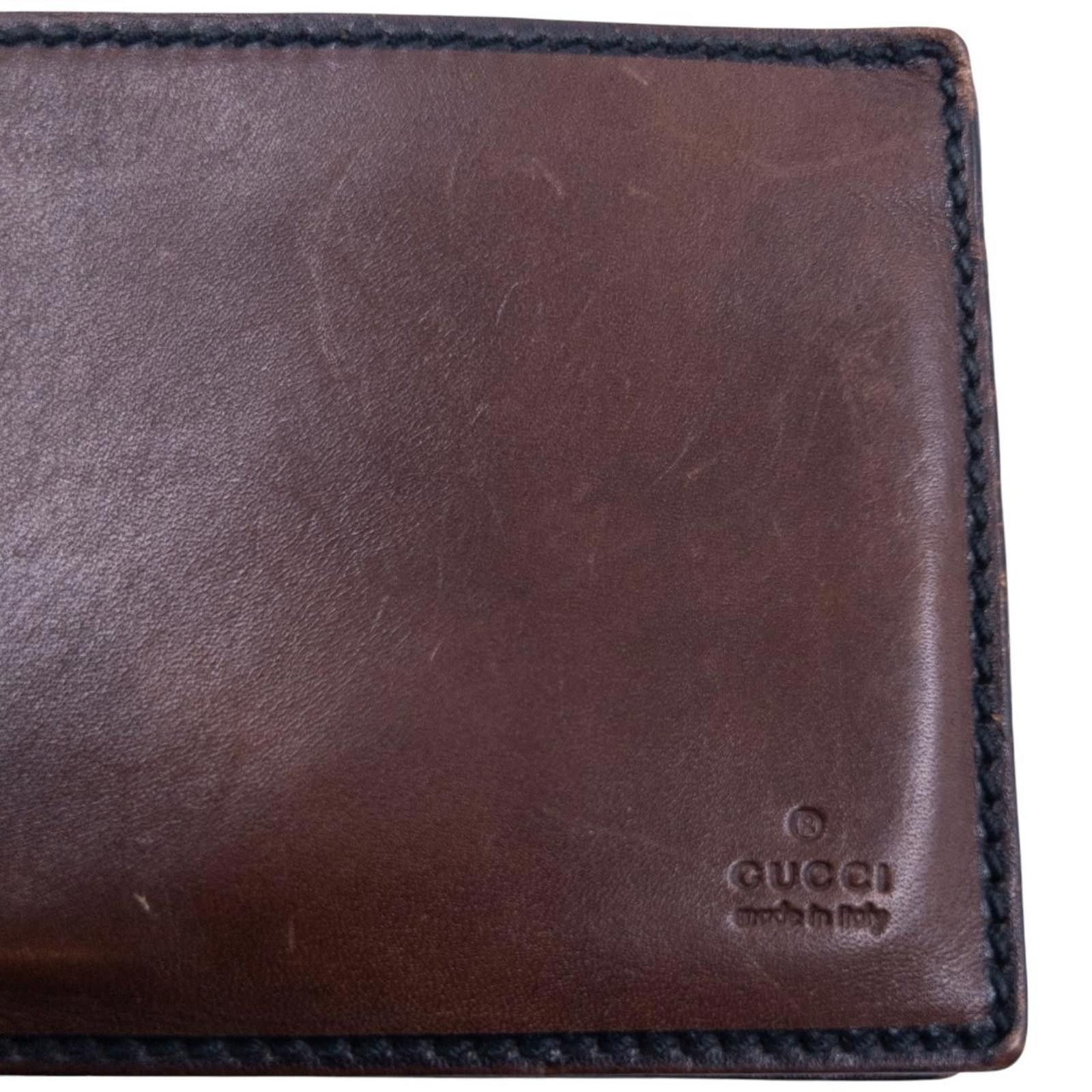 Gucci Vintage Gucci Leather Wallet Size ONE SIZE - 5 Thumbnail