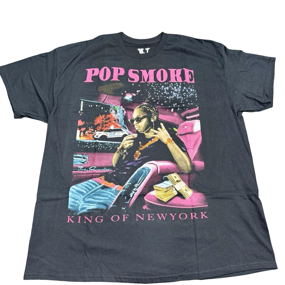 Vlone Vlone x Pop Smoke King of NY Pink Tee XXL Rare Heat. Size US XXL / EU 58 / 5 - 1 Thumbnail