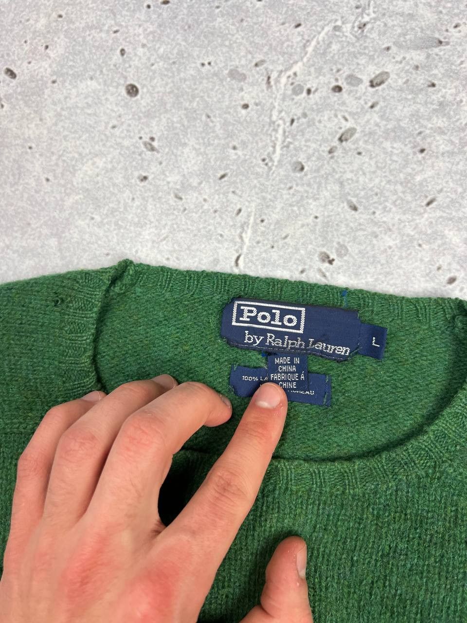 Polo Ralph Lauren × Vintage Vintage Ralph Lauren Knitted Wool Sweater Y2K USA Size US M / EU 48-50 / 2 - 6 Thumbnail