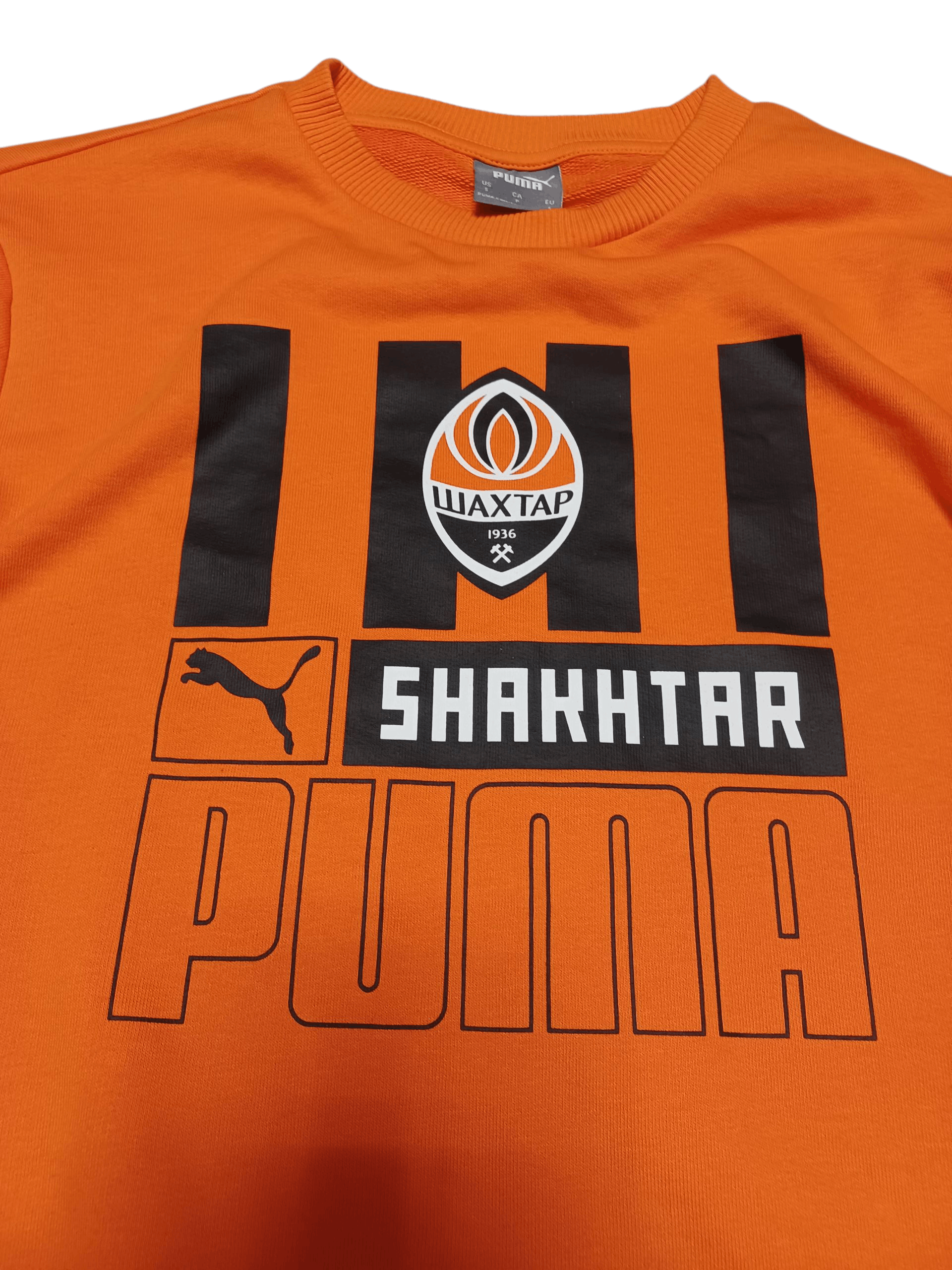 Puma SHAKHTAR DONETSK PUMA BIG LOGO OFFICIAL SWEATSHIRT Size US S / EU 44-46 / 1 - 2 Thumbnail