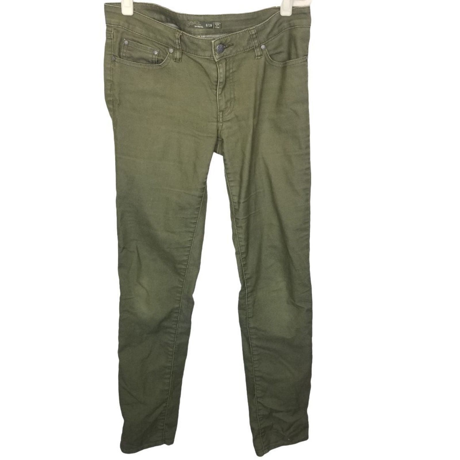 Prana Prana Womens Olive Green Skinny Jeans Size 8/29 Gorpcore Size 30" / US 8 / IT 44 - 2 Thumbnail