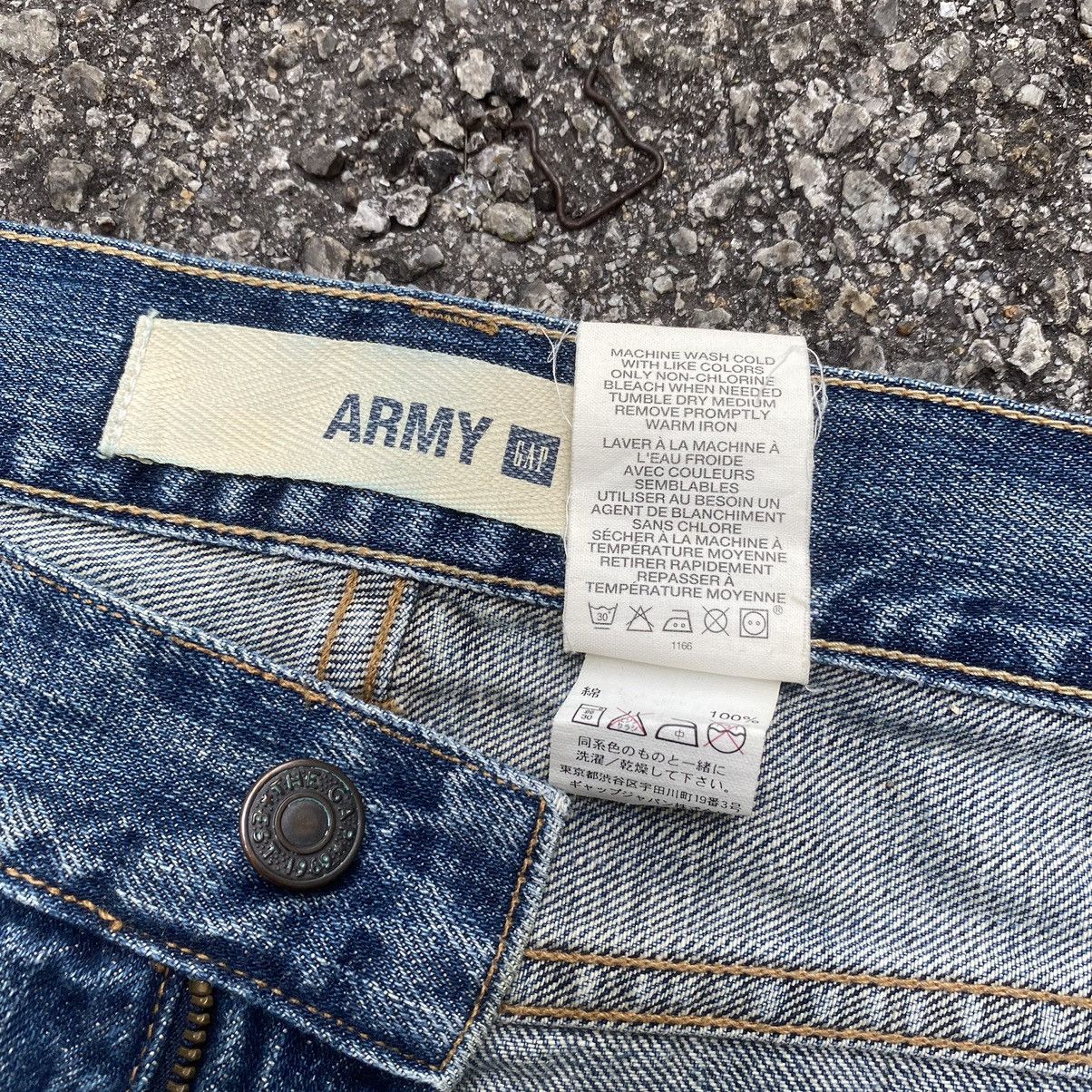 Gap × Vintage Vintage Gap Army Militaire Bush Pants Denim Workwear Size US 31 - 7 Thumbnail