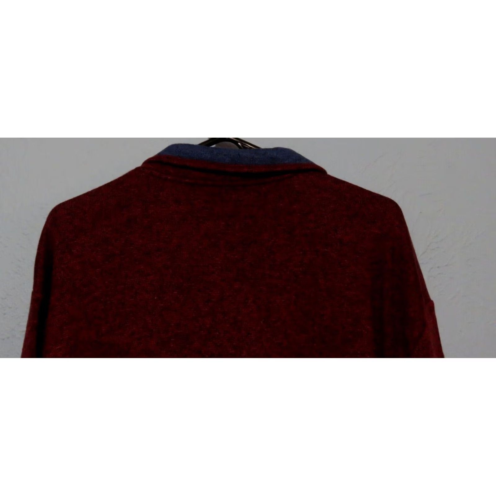Vintage Crown & Ivy Men's 2XL Red Mock Neck 1/4 Zip Sweater NWT Christmas Winter Classic Pullover Knit Shirt Size US XXL / EU 58 / 5 - 7 Thumbnail