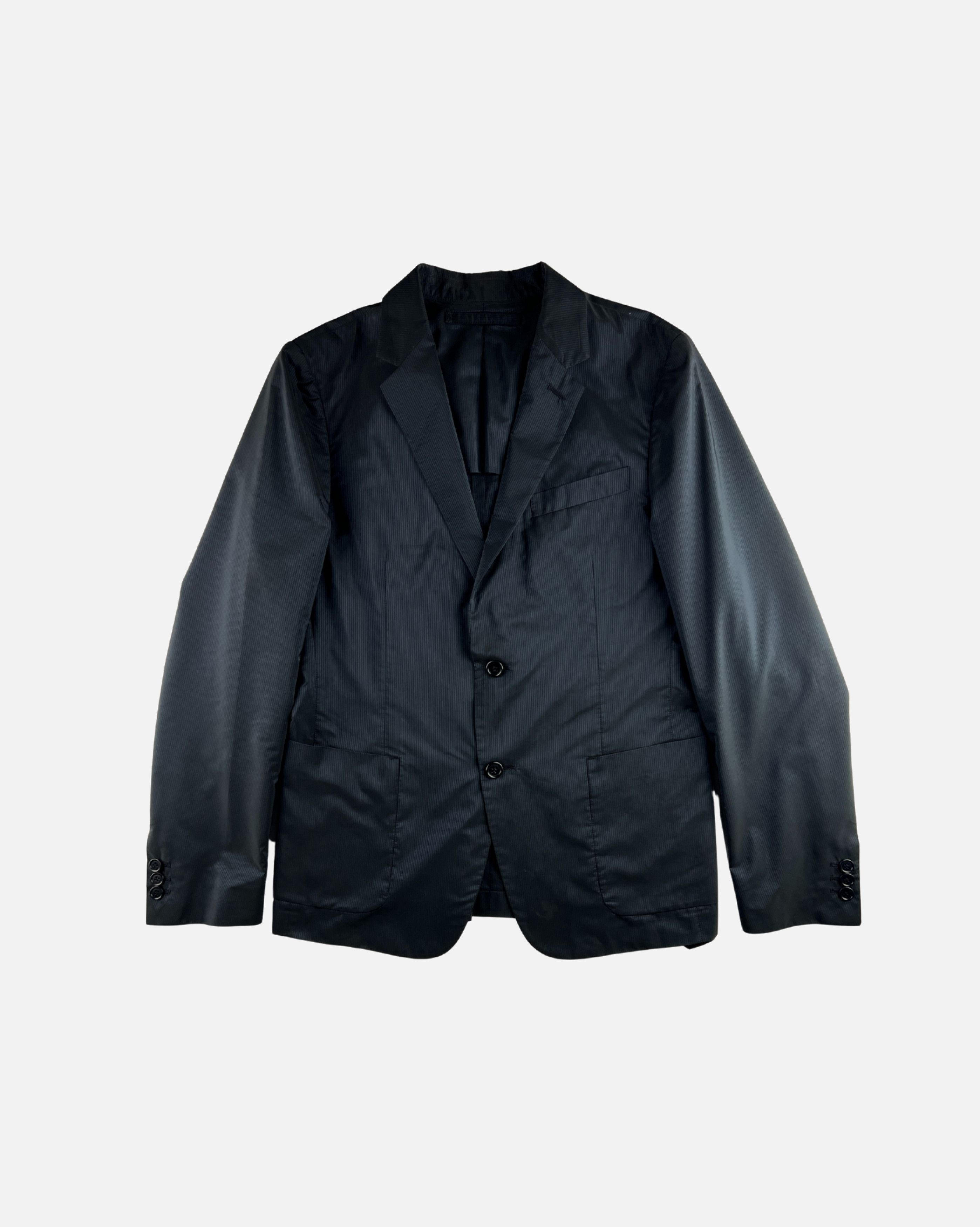 Prada Prada Tiny Pinstripe Navy Blazer Size 50S - 1 Thumbnail