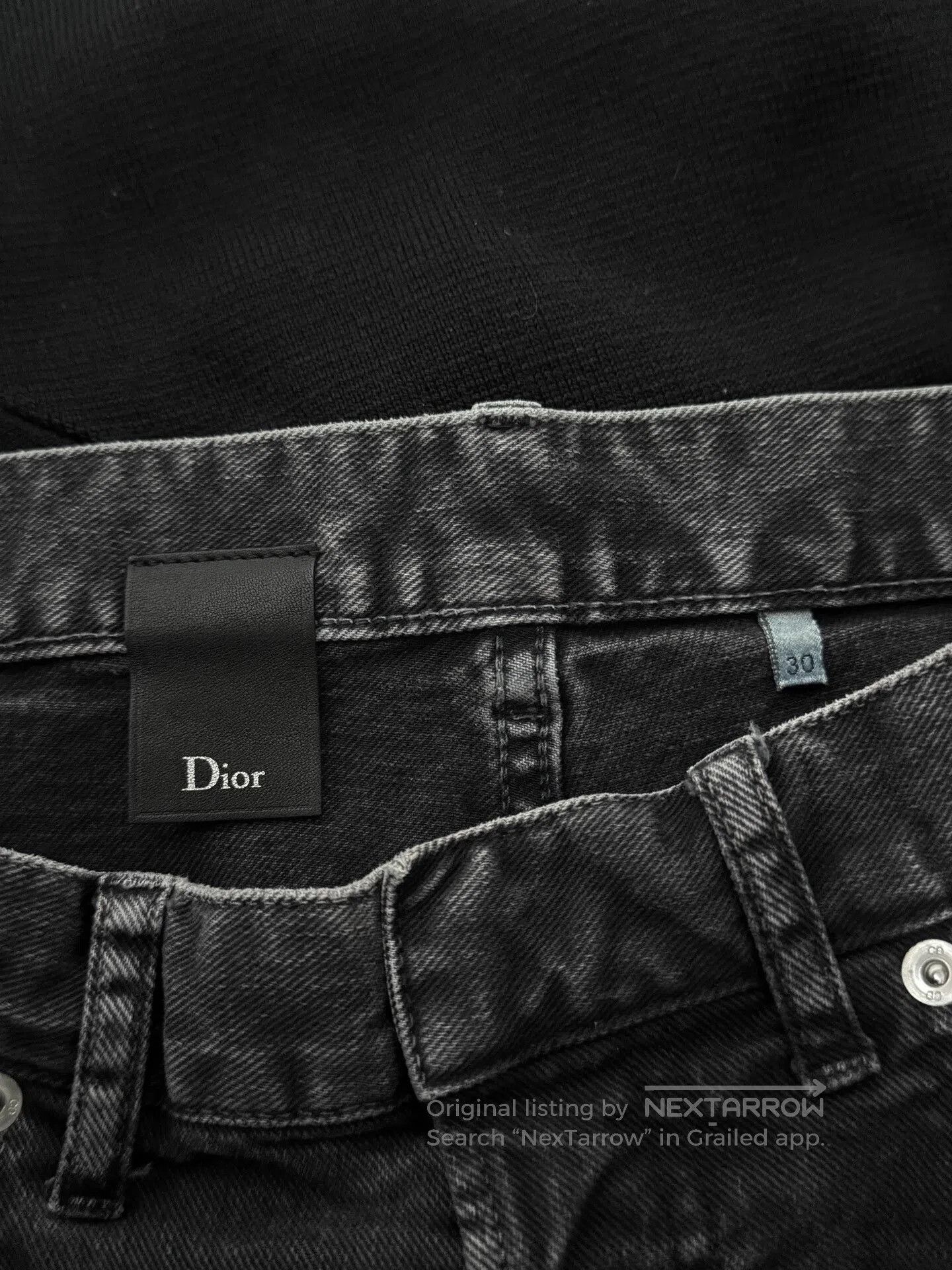 Dior Dior Homme Black Denim Jeans Size 30. Size US 30 / EU 46 - 4 Thumbnail