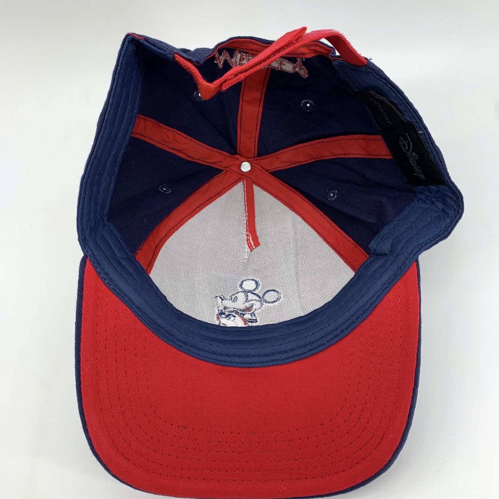 Disney Disney Mickey Mouse Hat Cap Strap Back Mens Blue Baseball USA One Size Size ONE SIZE - 4 Thumbnail