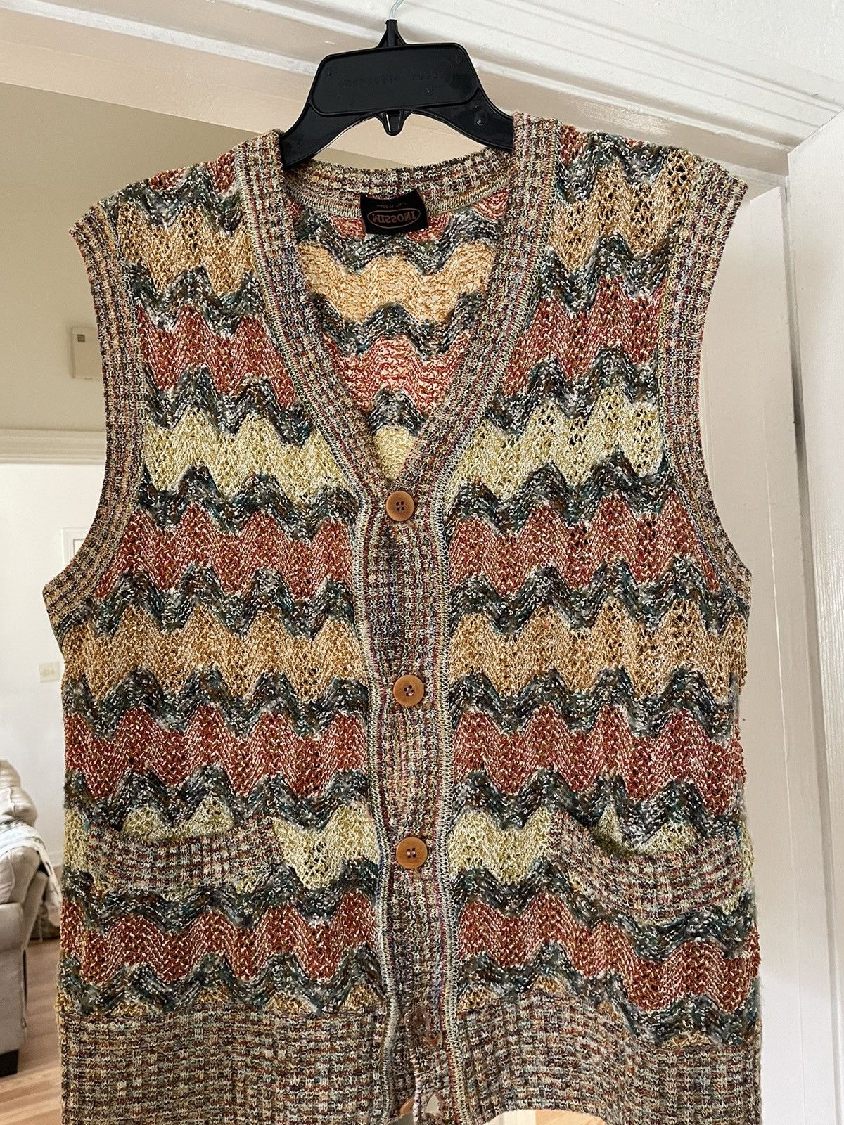Missoni Vintage Missoni Sweater Vest Size US M / EU 48-50 / 2 - 1 Thumbnail